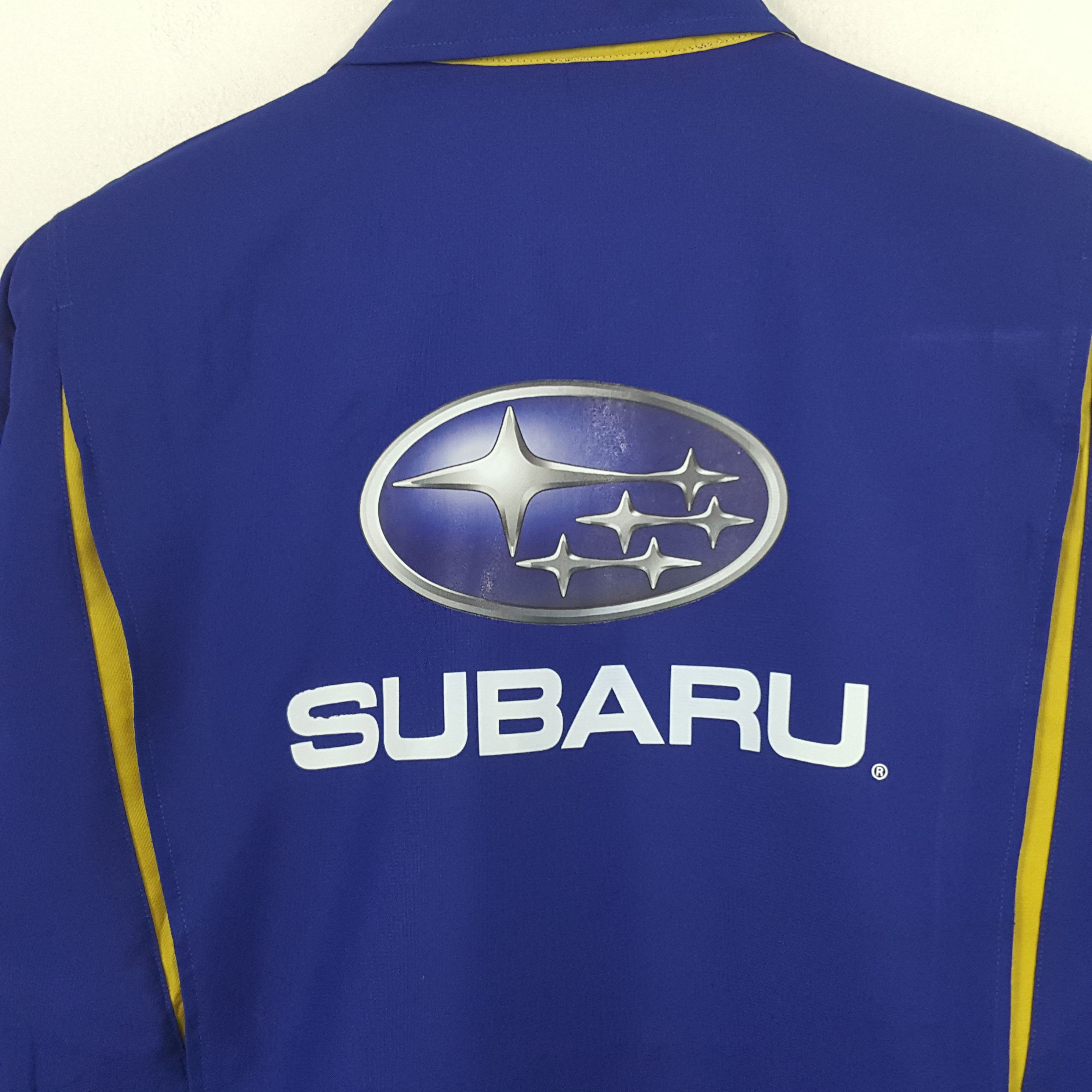 Vintage Vintage Subaru Japanese Motorsports Team Custom Art Jacket Size US M / EU 48-50 / 2 - 2 Thumbnail