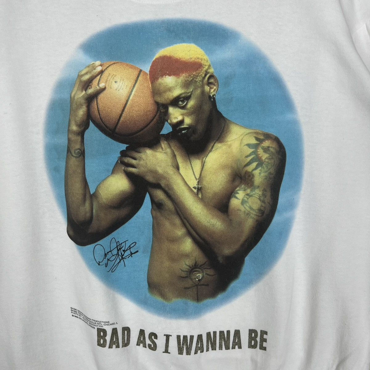 Rap Tees Vintage 90s Dennis Rodman Sweatshirt Size US L / EU 52-54 / 3 - 2 Thumbnail