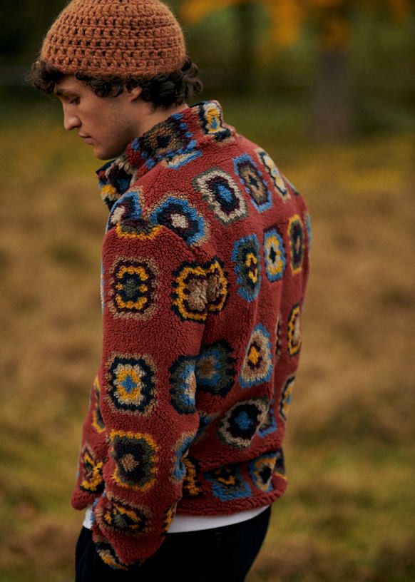 Other Octobre Editions | Tucker Motifs Fleece | Rust Medallions Size US XS / EU 42 / 0 - 6 Thumbnail
