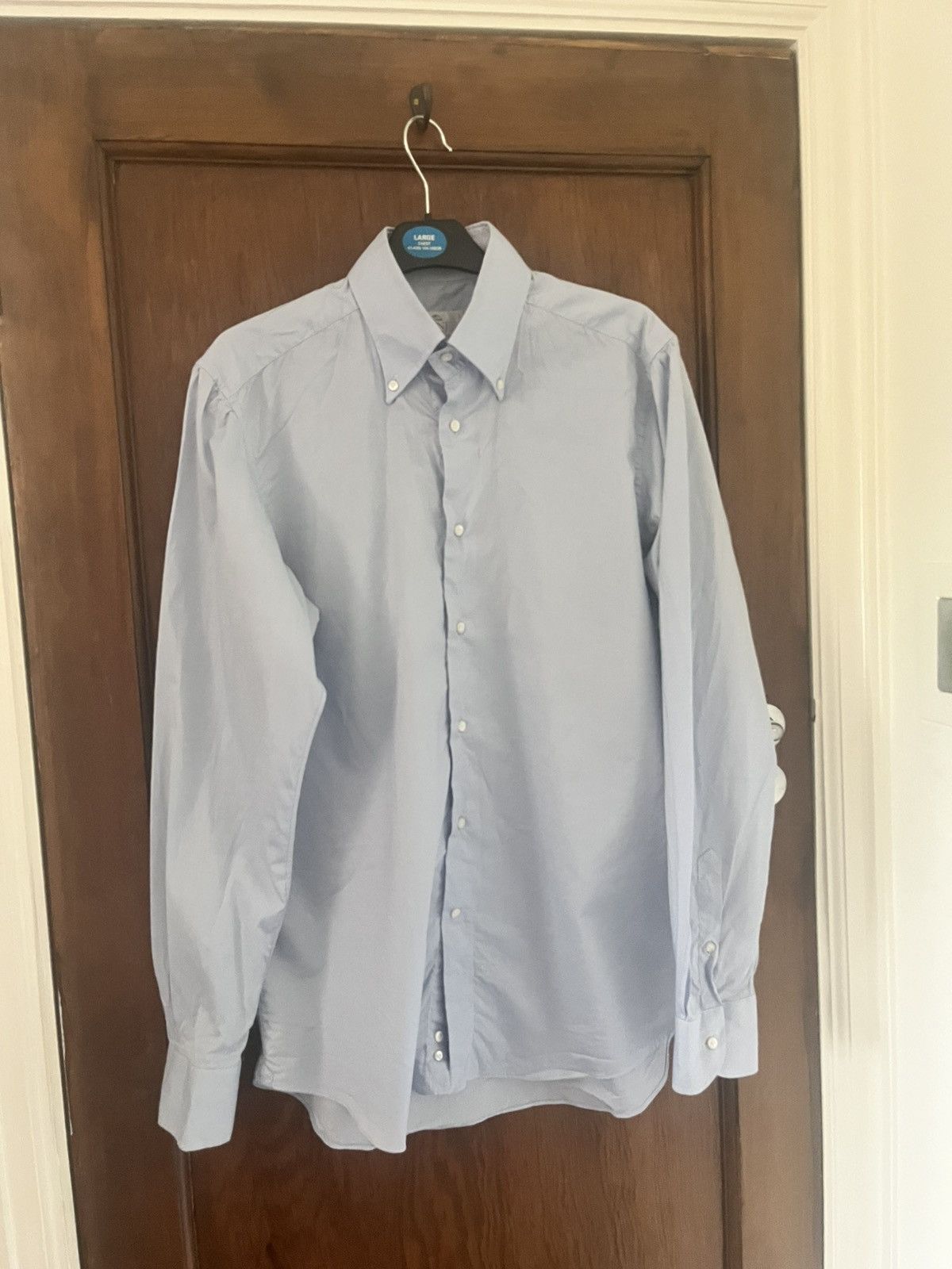 Pini Parma Pini Parma cotton blue size 42 16.5 Size US L / EU 52-54 / 3 - 1 Thumbnail
