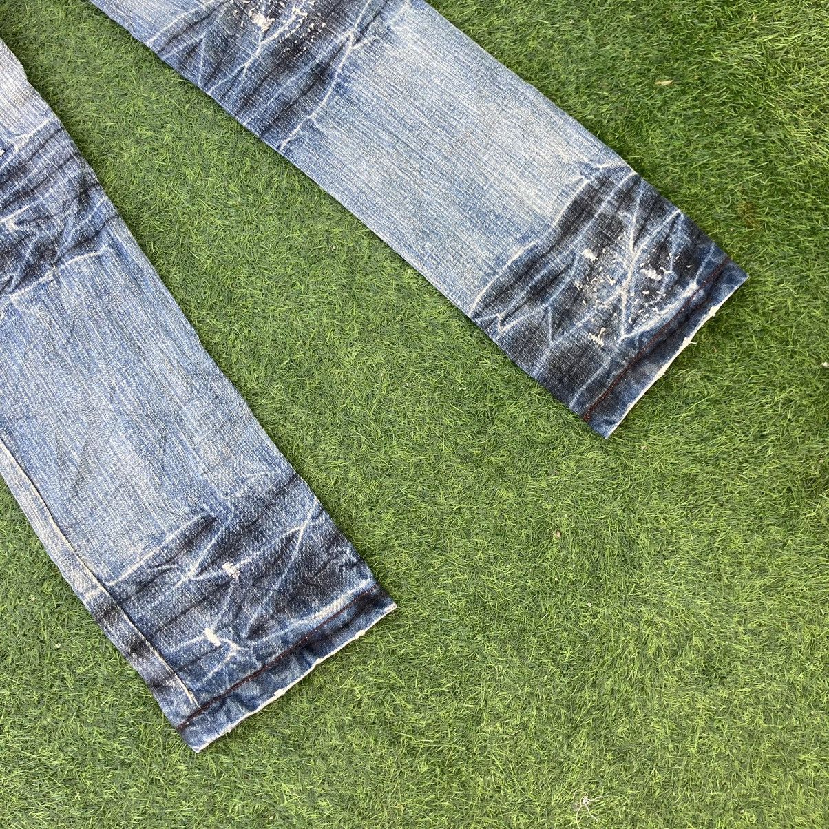 If Six Was Nine HERITAGE STONE FLARED DISTRESSED JEANS Size US 30 / EU 46 - 11 Thumbnail