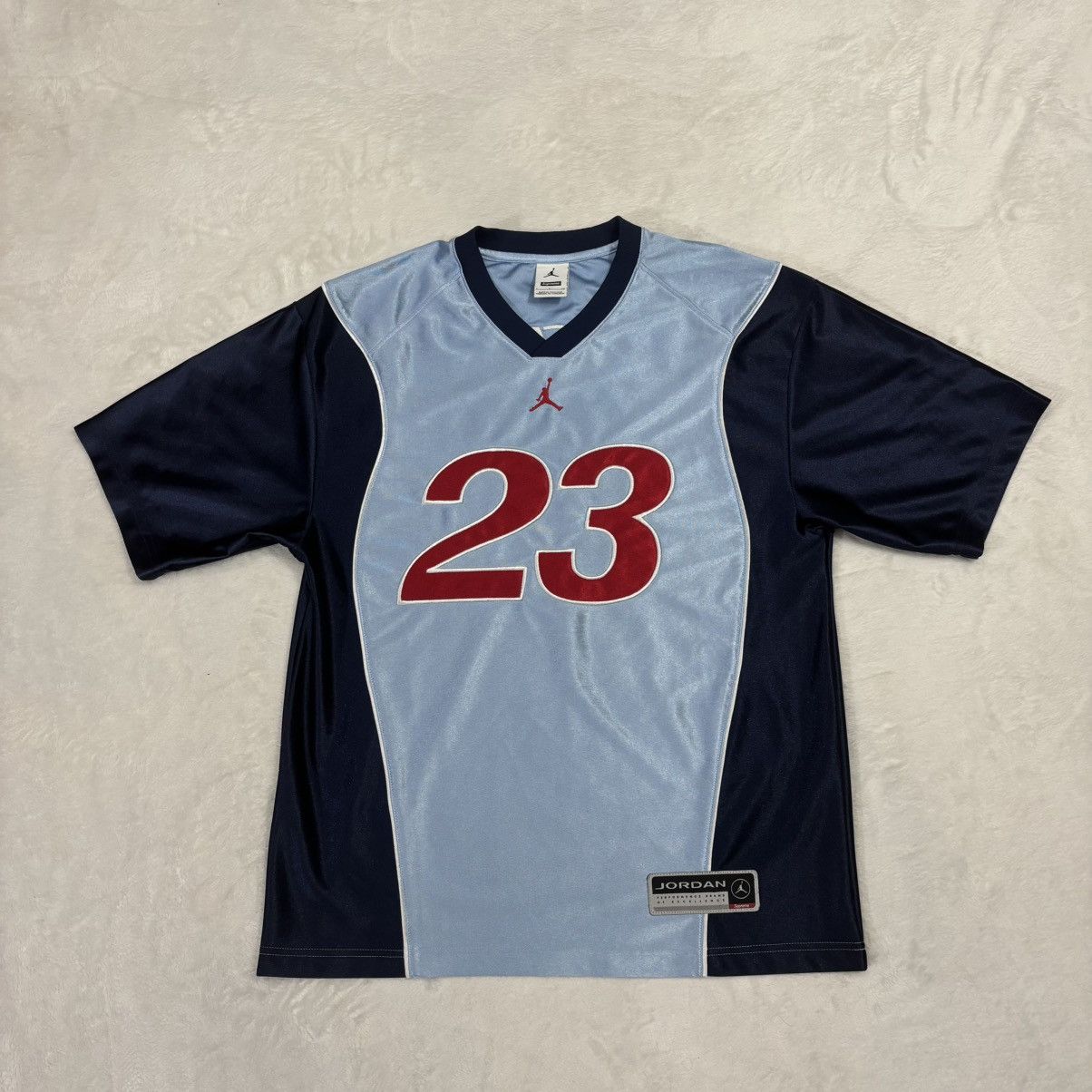Jordan Brand × Supreme Supreme Jordan Warm Up Jersey Small Light Blue Football FW24 Size US S / EU 44-46 / 1 - 4 Thumbnail