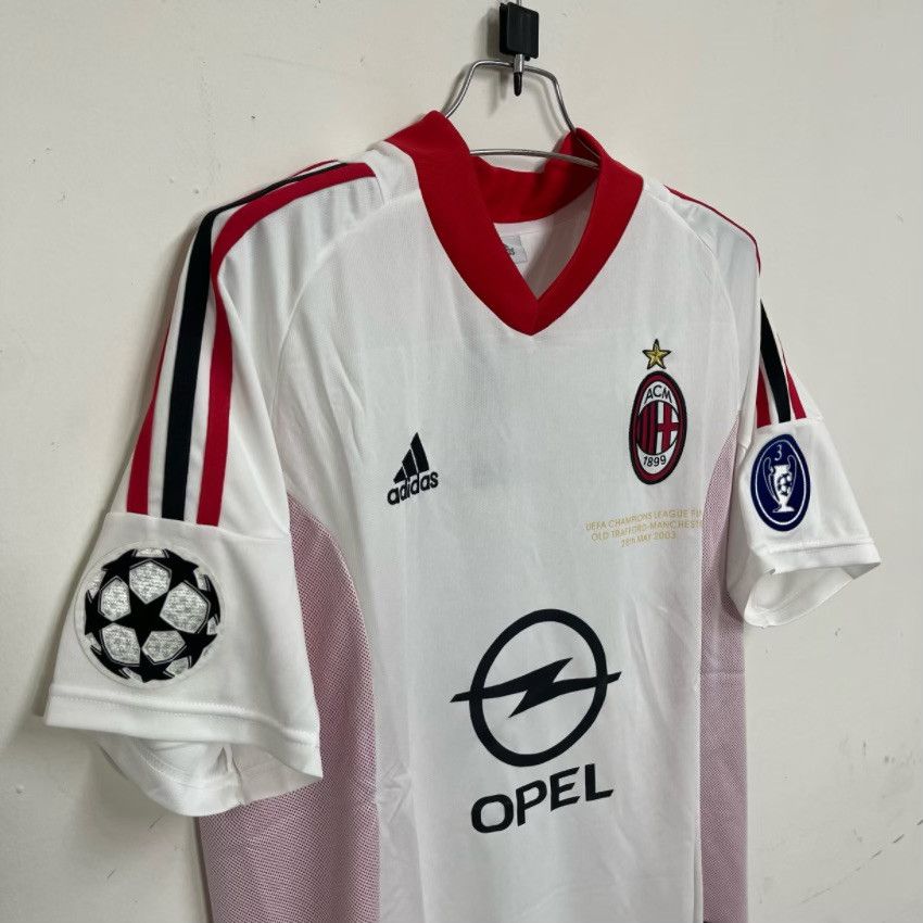 Vintage 02-03 Maldini AC Milan Away Soccer Jersey Size US L / EU 52-54 / 3 - 3 Thumbnail