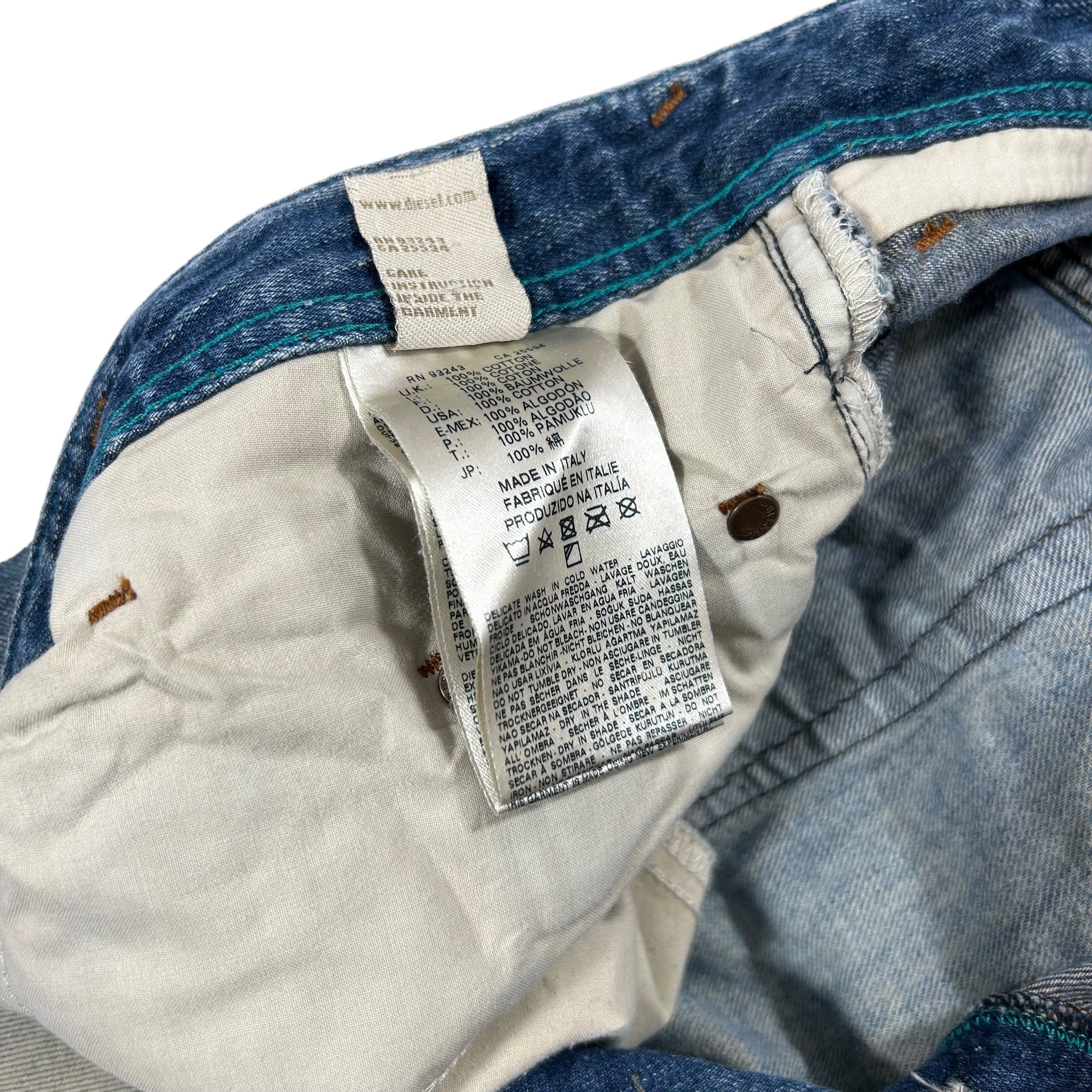 Diesel Diesel Iakop Regular Slim Tapered Blue Denim W33L34 Size US 33 - 8 Thumbnail