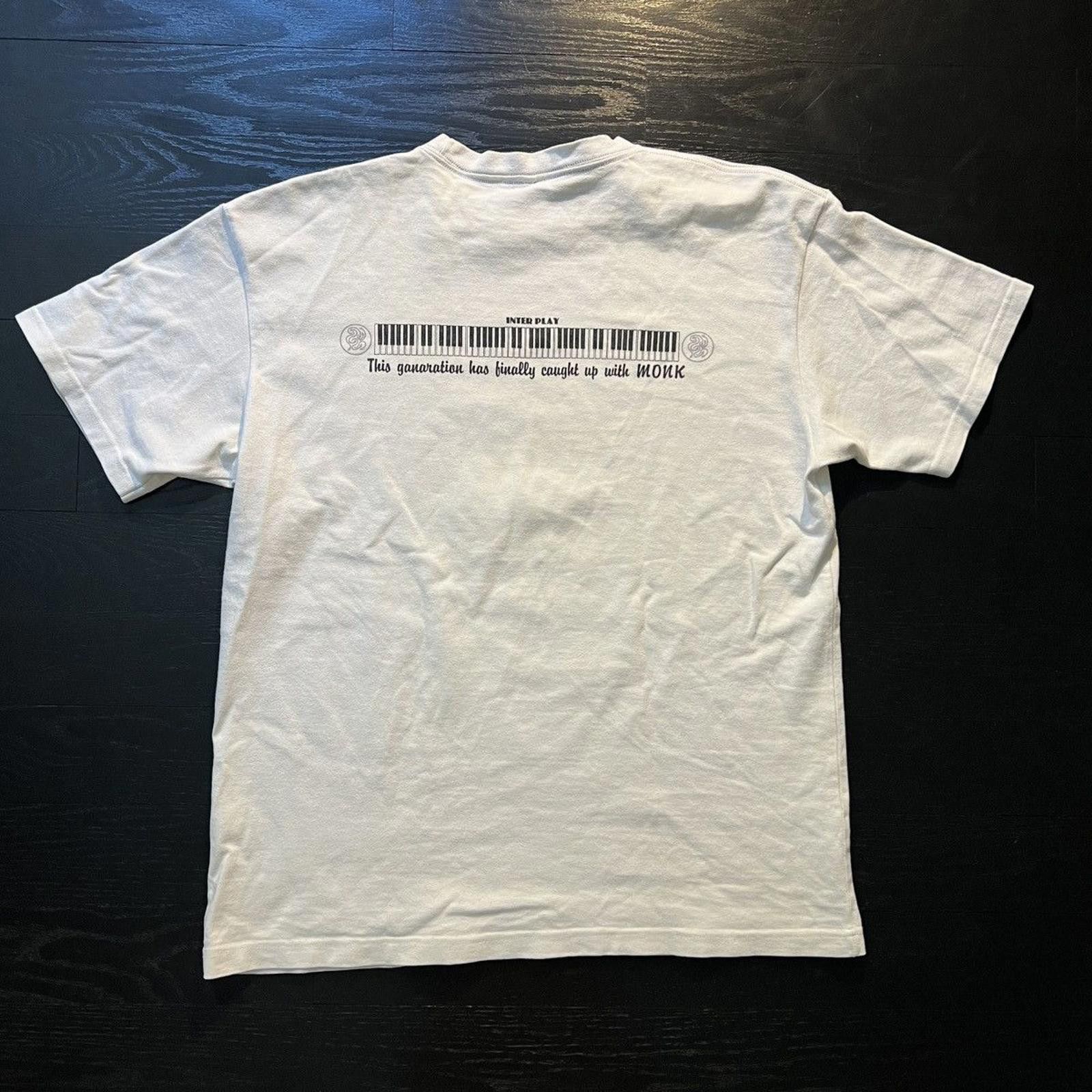 Vintage Vintage Thelonious Monk Tee Shirt Size US L / EU 52-54 / 3 - 5 Thumbnail
