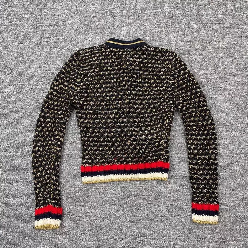 Gucci New Gucci Stripe Knit Jacket in Black-2506 Size US S / EU 44-46 / 1 - 2 Thumbnail