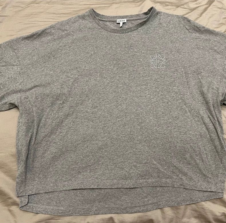 Loewe LOEWE Light gray thin short sleeve T-shirt Size L / US 10 / IT 46 - 1 Thumbnail