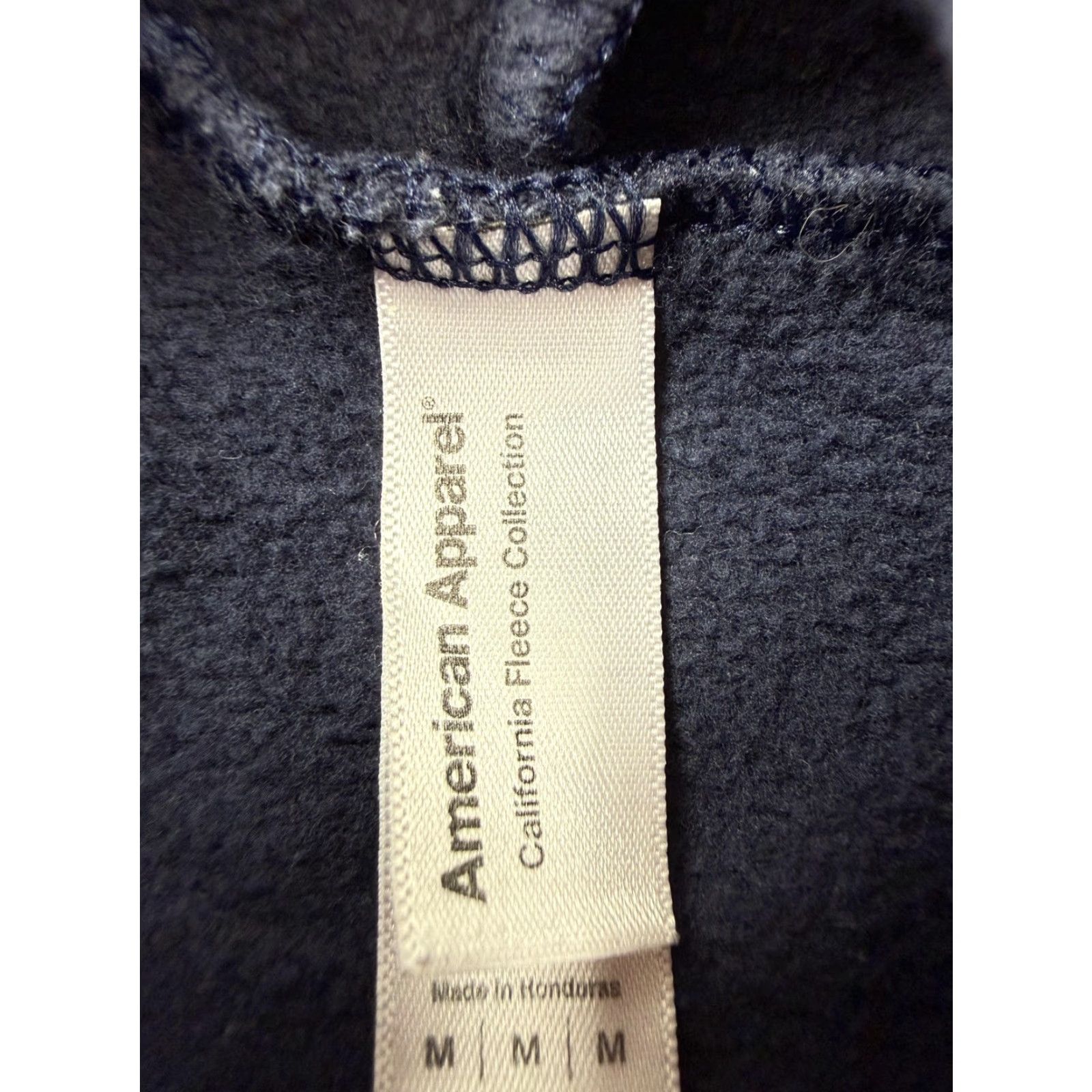 American Apparel American Apparel Hoodie Mens M Blue Fleece Pullover Solid Sweatshirt Size US M / EU 48-50 / 2 - 5 Thumbnail