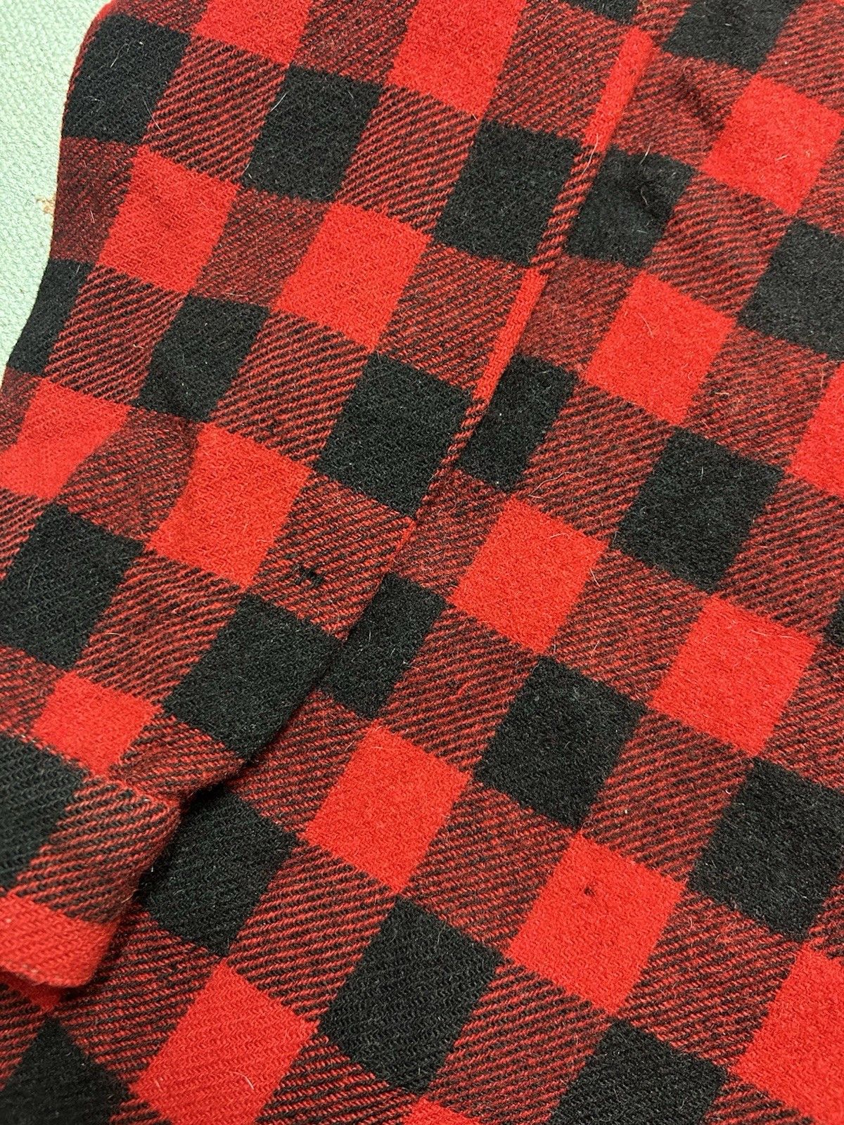Vintage 50s wool flannel shirt buffalo plaid Frost Proof distress L Size US L / EU 52-54 / 3 - 9 Thumbnail