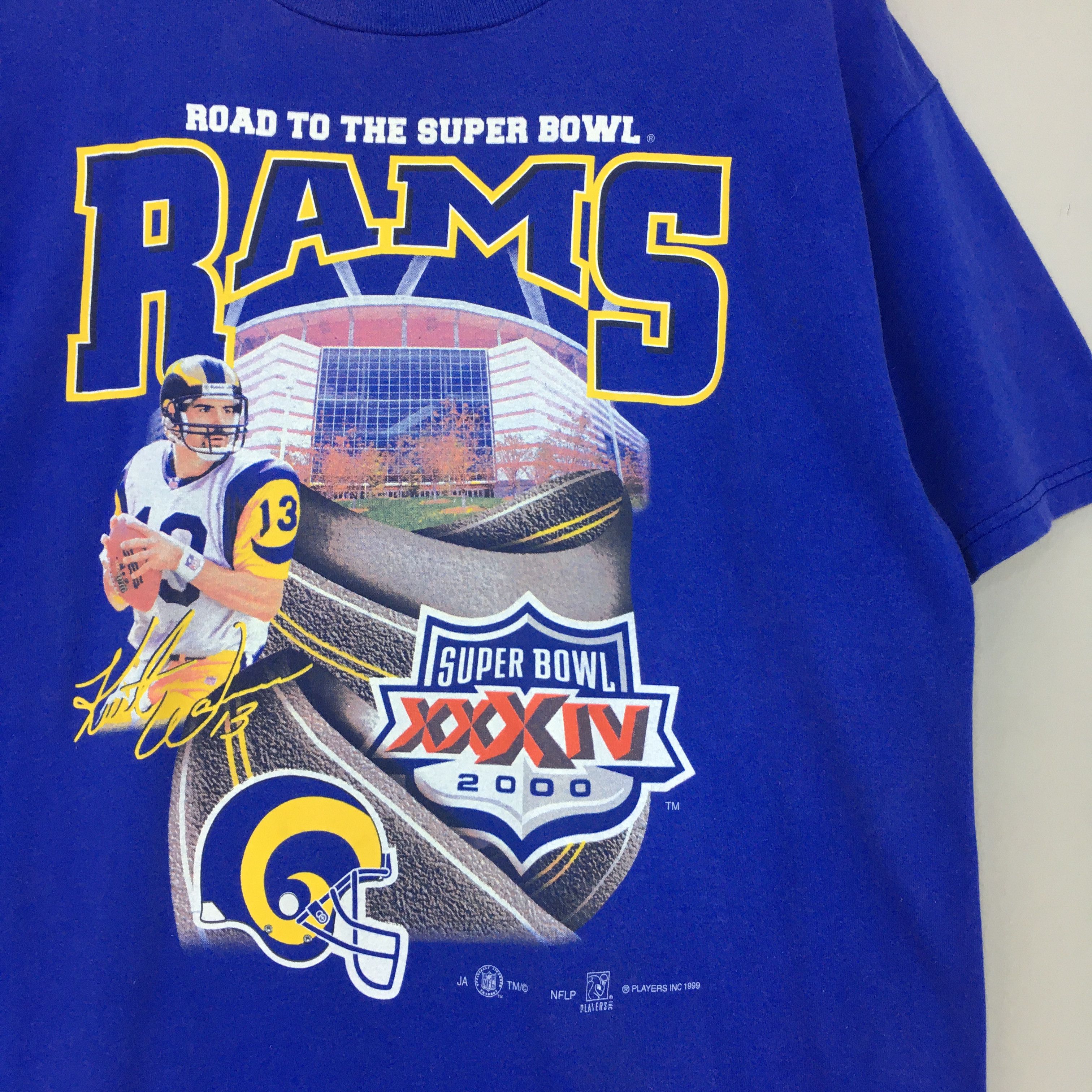 NFL Vintage Y2K Los Angeles Rams NFL T Shirt Large Size US L / EU 52-54 / 3 - 2 Thumbnail