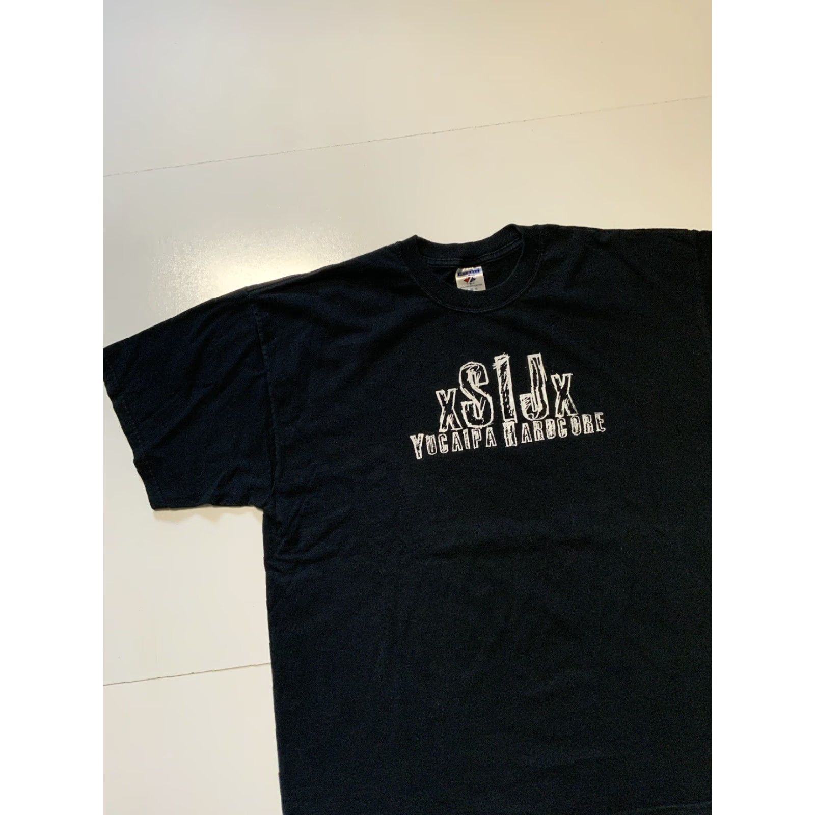 Jerzees XSIJX Yucaipa Hardcore We Will Break Before We Bend Punk Rock Band T-Shirt XL Mens Black XL Punk 90s Concert Style T-Shirt Size US XL / EU 56 / 4 - 3 Thumbnail