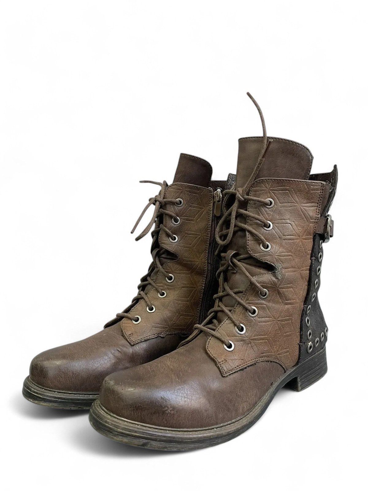 A.S.98 A.S. 98 style leather quilted lace-up boots style japanese Size US 7.5 / EU 40-41 - 7 Thumbnail