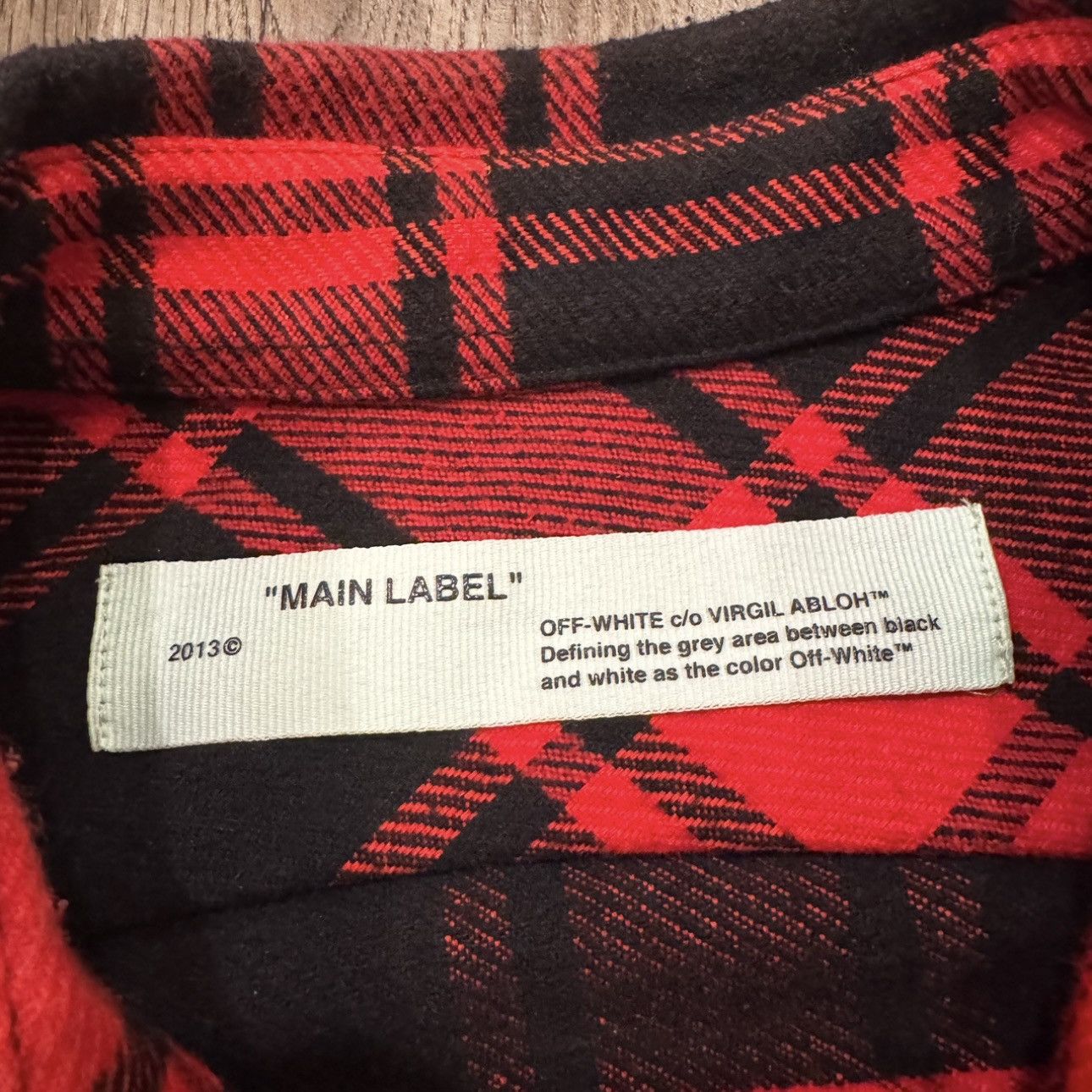 Off-White Off-White 2018 Check Shirt Plaid Flannel Size US L / EU 52-54 / 3 - 5 Thumbnail