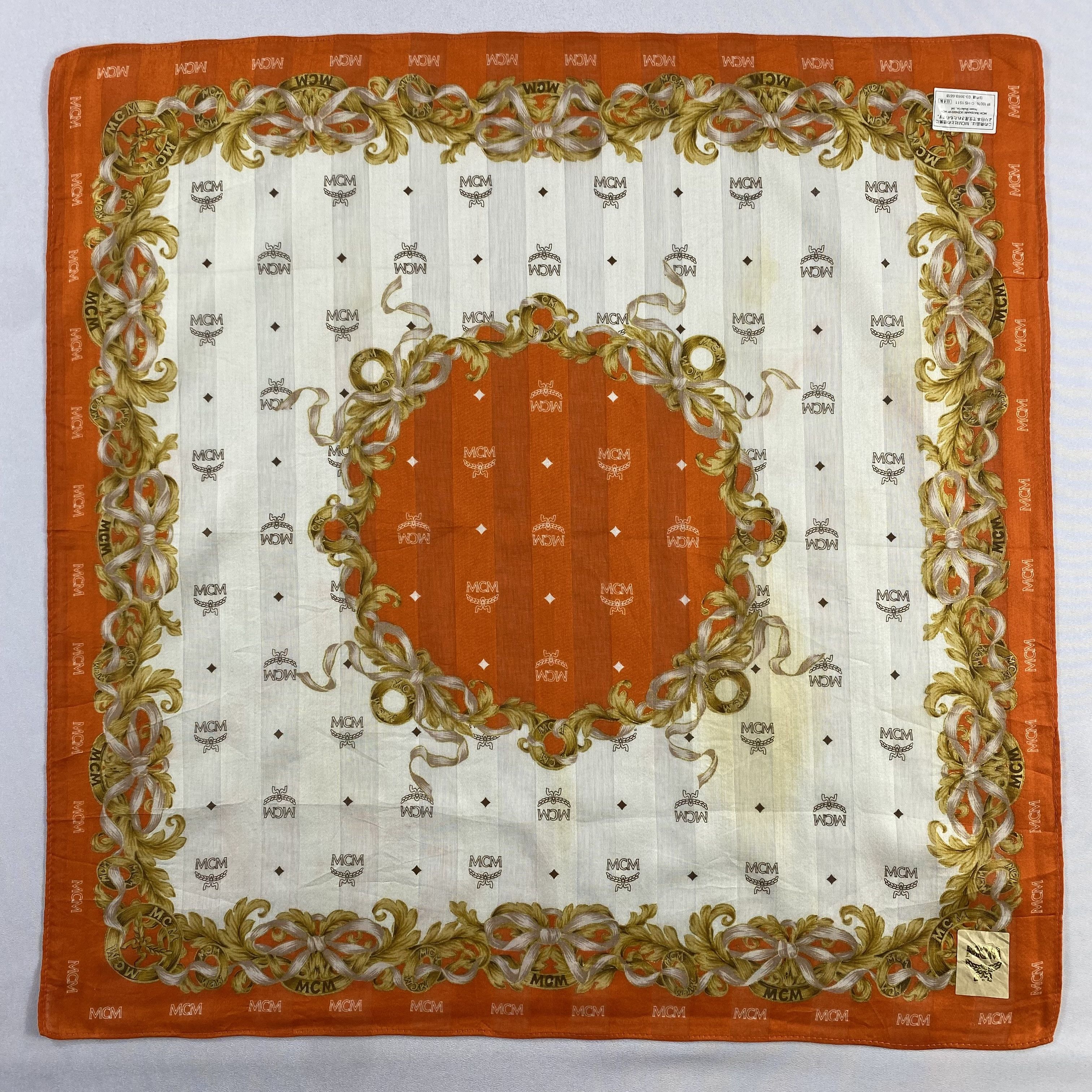 MCM × Vintage MCM Neckerchief / Bandana / Handkerchief-P1195 Size ONE SIZE - 1 Thumbnail