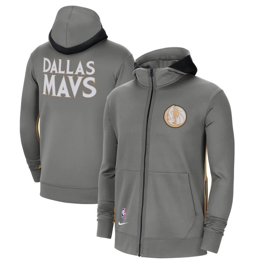 Dallas Mavericks Nike City Edition NBA Showtime Zip Hoodie