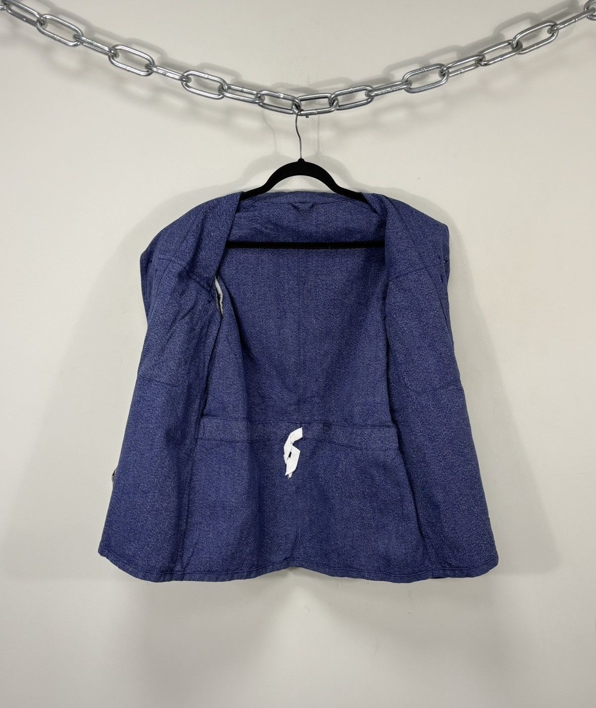 Other Vintage 1970s French Workwear Utility Jacket Blue Chore Coat Size US L / EU 52-54 / 3 - 2 Thumbnail