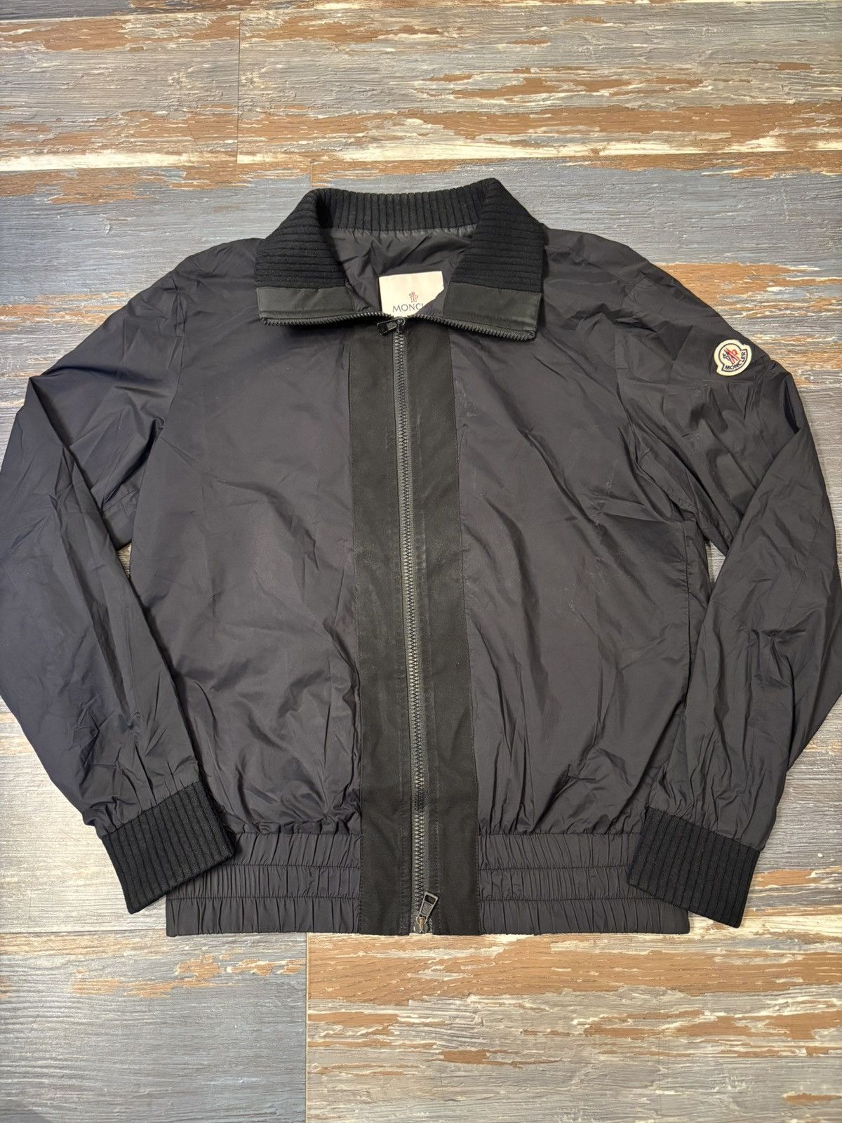 Moncler Moncler Lightweight Windbreaker Black Nylon Size Medium Size US M / EU 48-50 / 2 - 1 Thumbnail