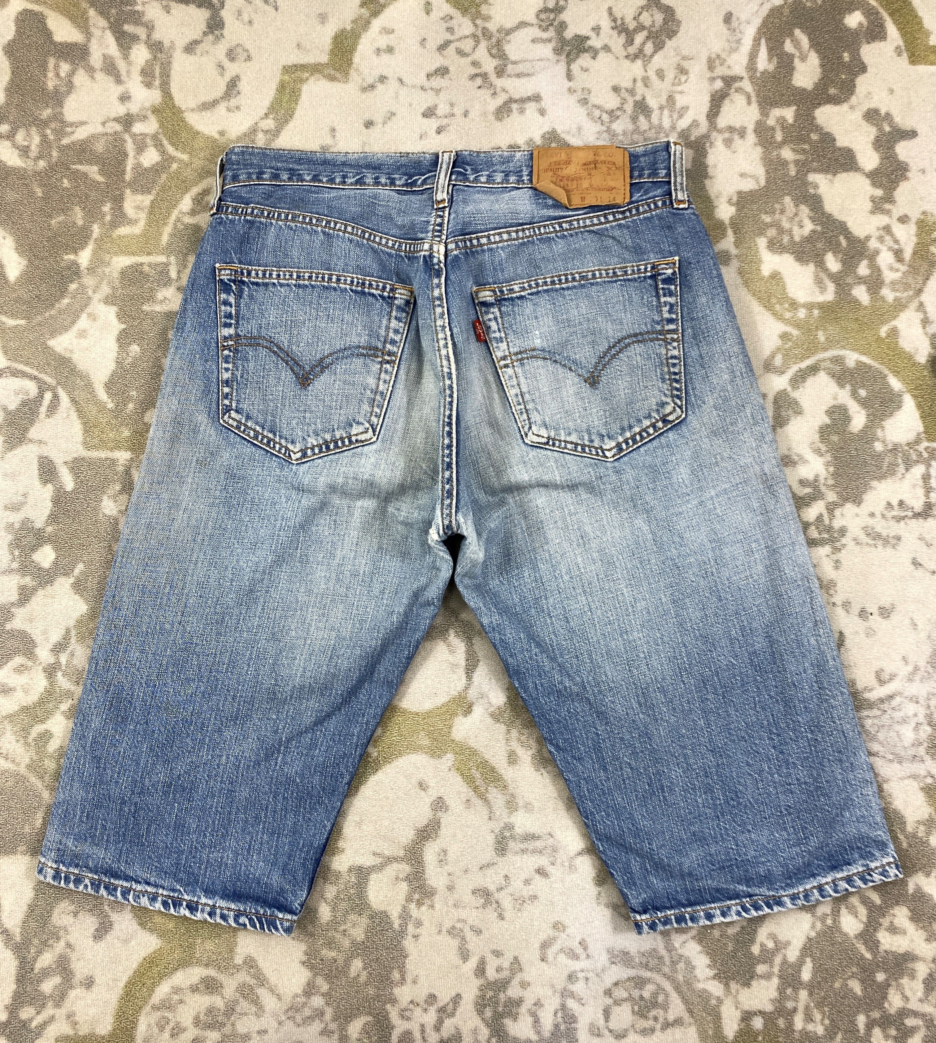 Levi's Vintage Levis 501 hysteric style Jeans 31x14 - JN3036 Size US 31 - 2 Thumbnail