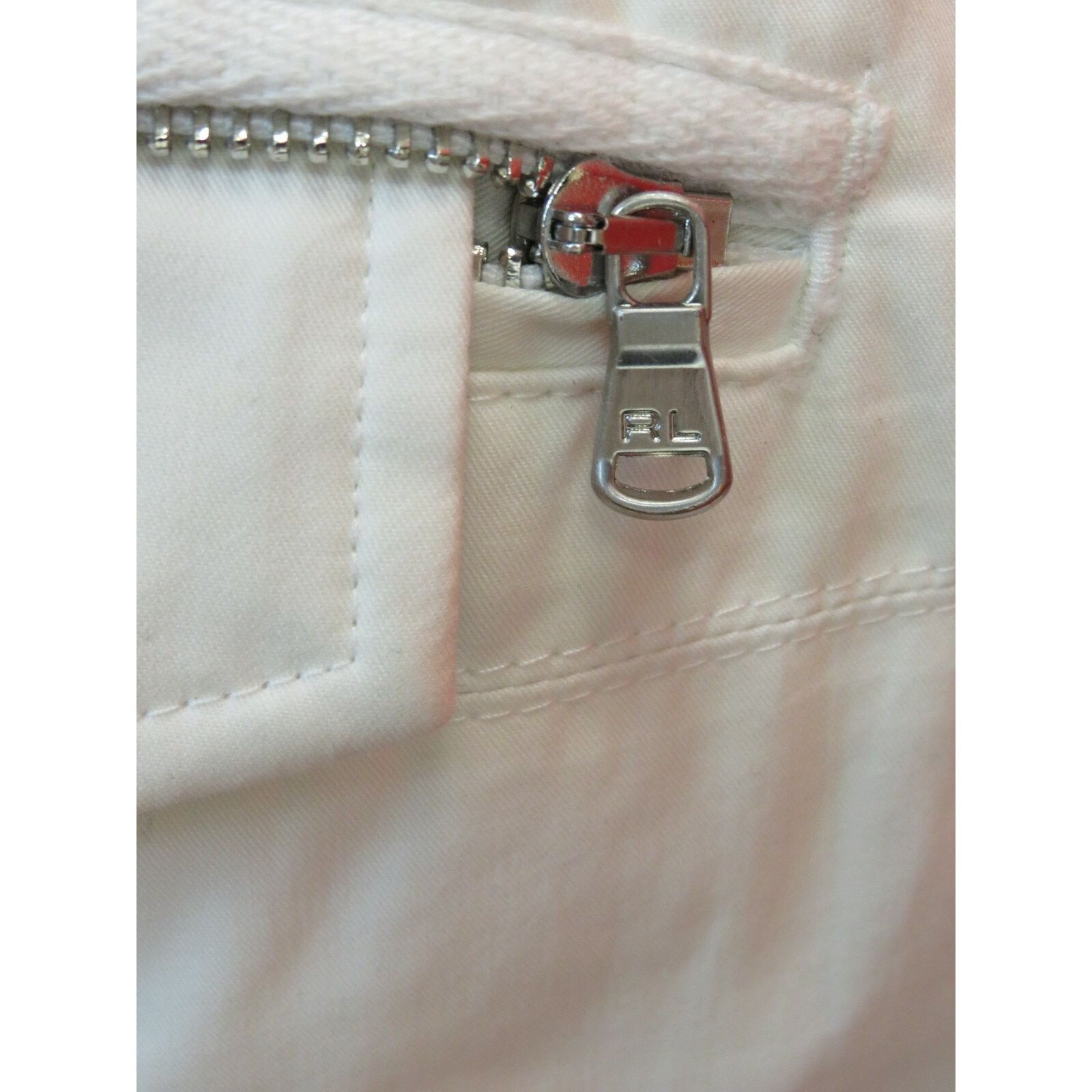 Ralph Lauren RALPH LAUREN WHITE BELTED BUCKLE COTTON CARGO SHORT 38 $195 Size US 38 / EU 54 - 10 Thumbnail
