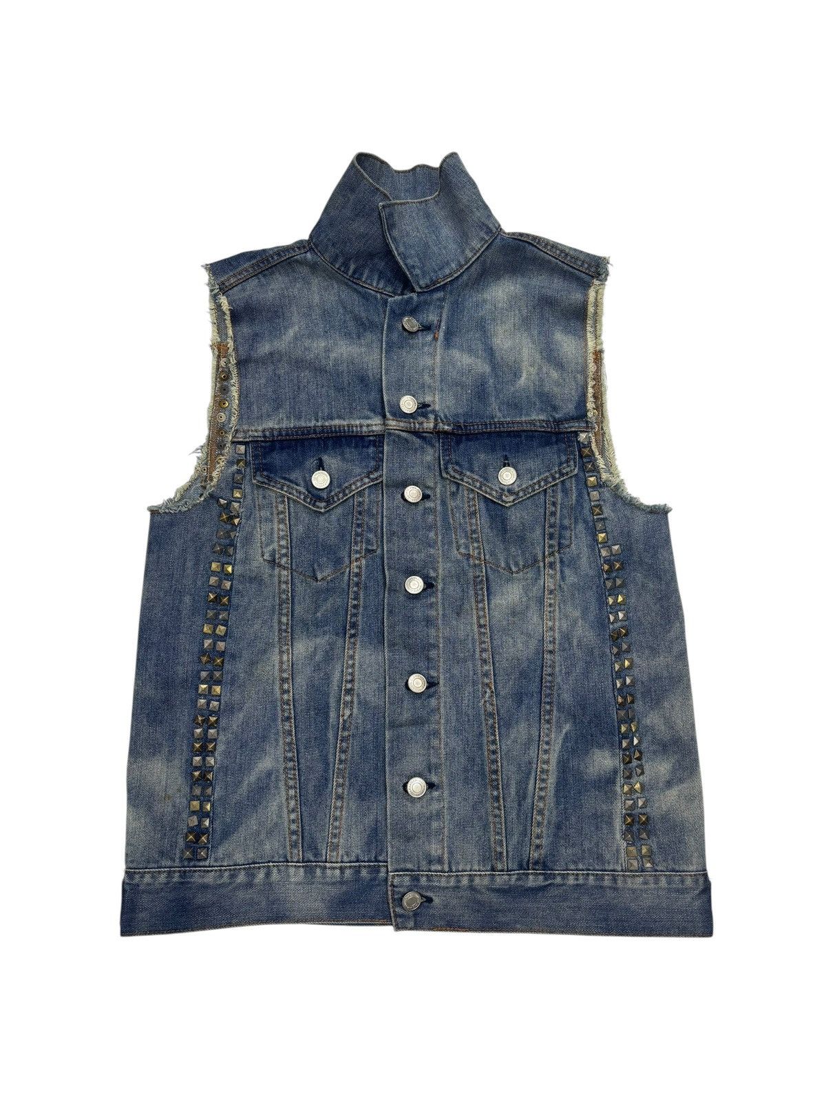 Hysteric Glamour × Undercover RARE❤️‍🔥PUNK STUDDED DRWCYS DENIM VEST Size US S / EU 44-46 / 1 - 7 Thumbnail