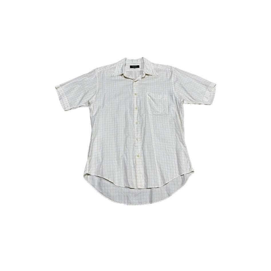 Yohji Yamamoto 🔥Vintage Sacsny Y’Saccs By Yohji Yamamoto Grid Shirt Ss Size US M / EU 48-50 / 2 - 2 Thumbnail