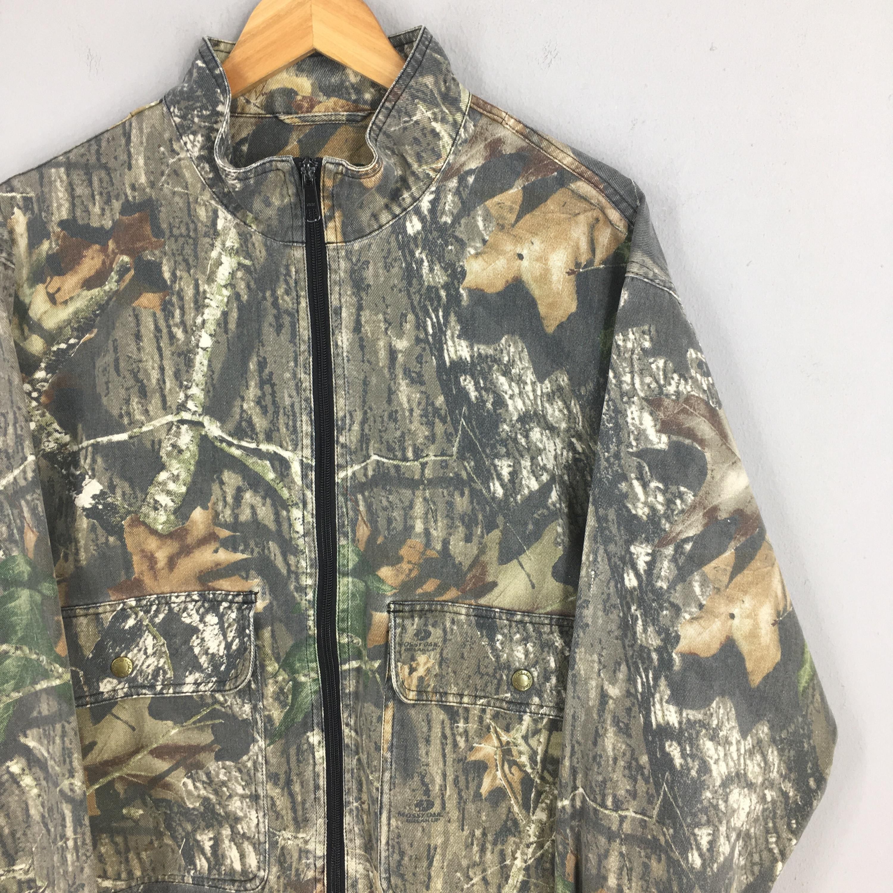 Cabelas Vintage Cabela's Mossy Oak Tree Camo Zipper Jacket Medium Size US M / EU 48-50 / 2 - 2 Thumbnail