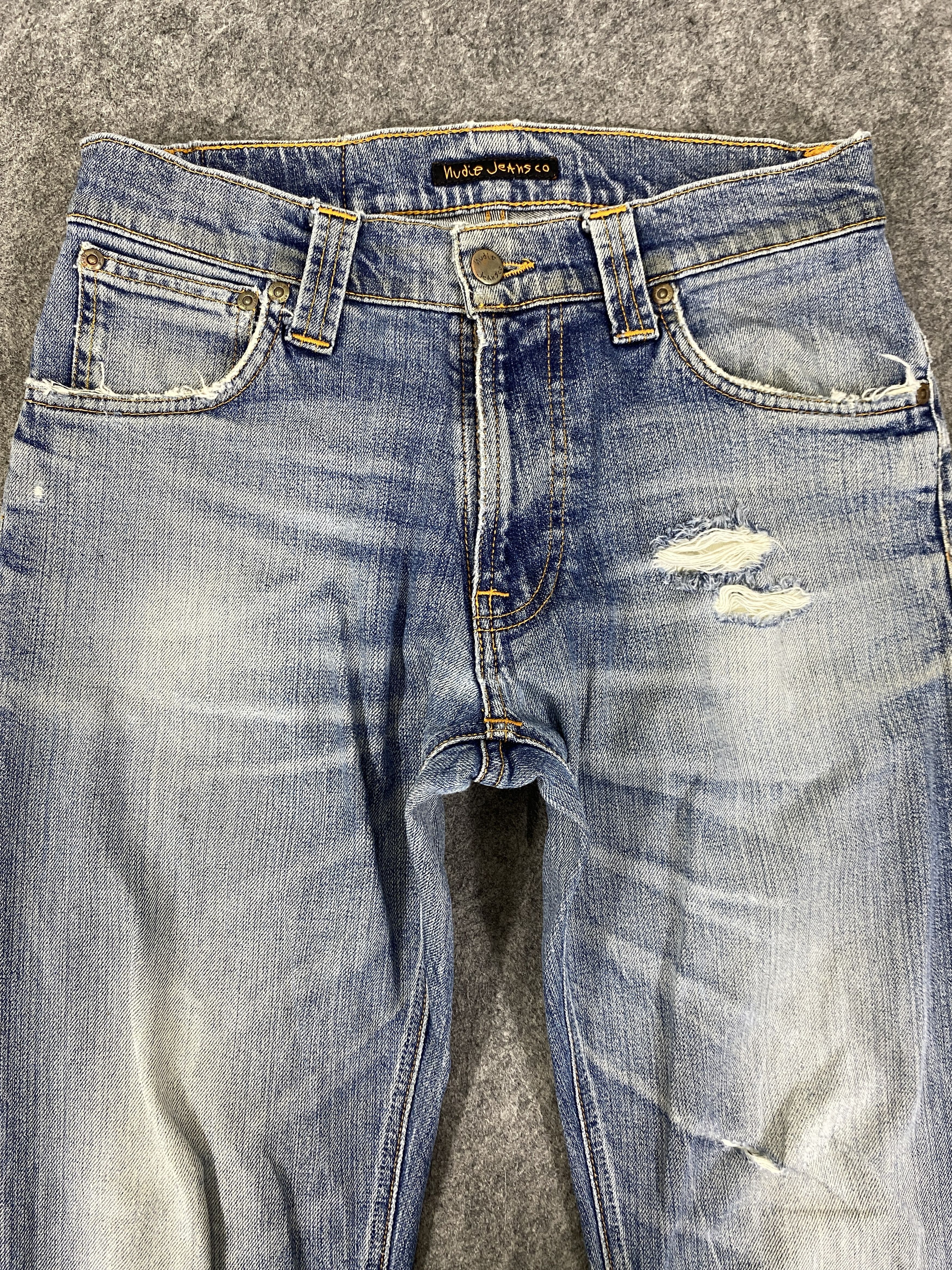 Nudie Jeans Faded Blue Vintage Nudie Jeans 29x31 Denim - JN3258 Size US 29 - 3 Thumbnail