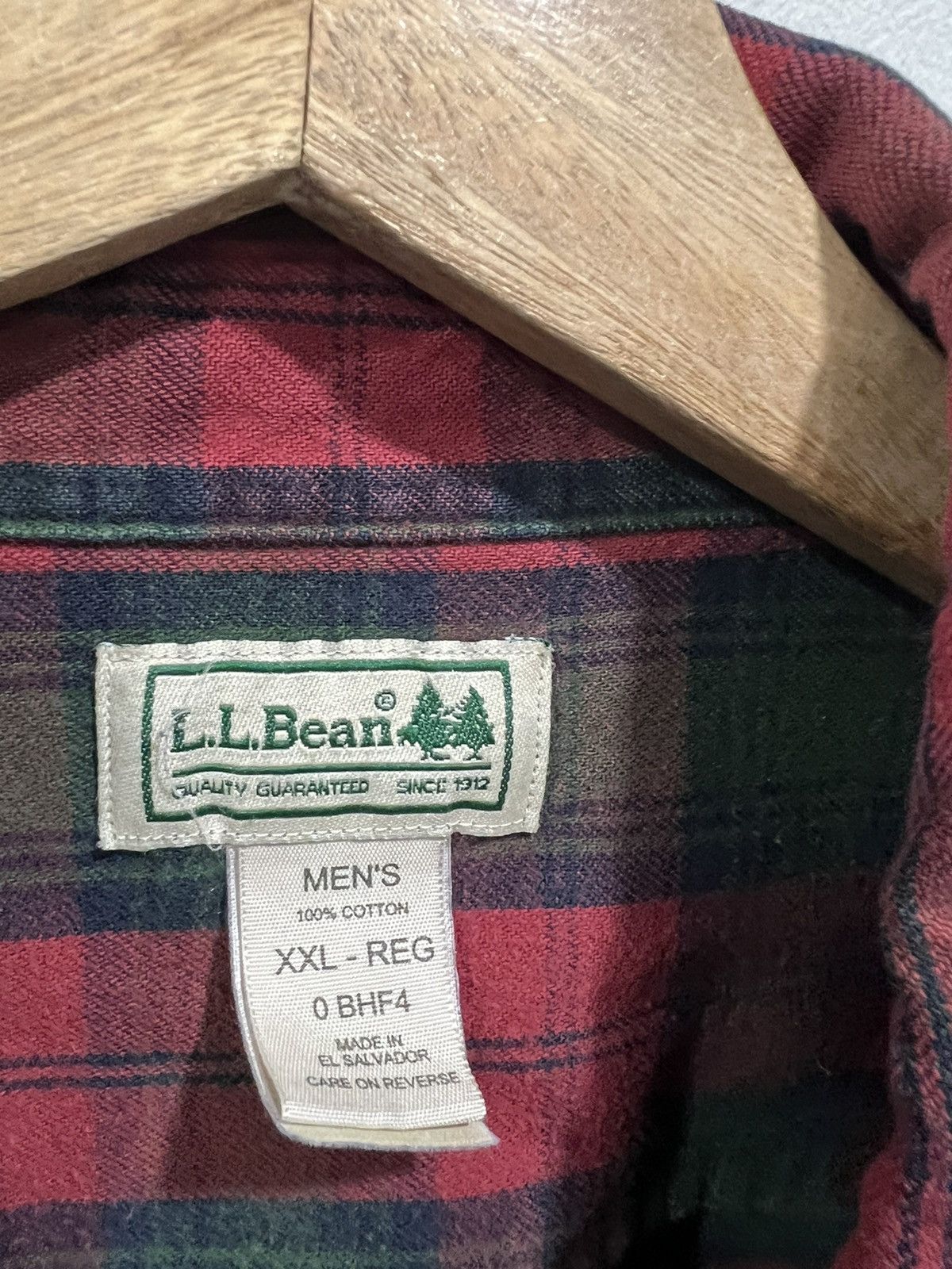 Vintage Vintage LL Bean Plaid Flannel Button Up Shirt xxl Size US XXL / EU 58 / 5 - 4 Thumbnail