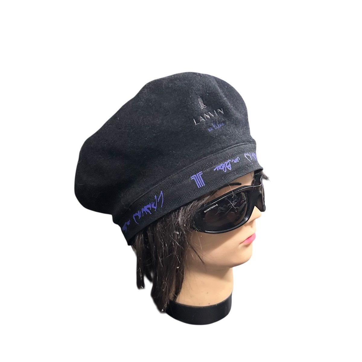 Lanvin LANVIN EN BLEU WOOL BARET HAT Size ONE SIZE - 2 Thumbnail