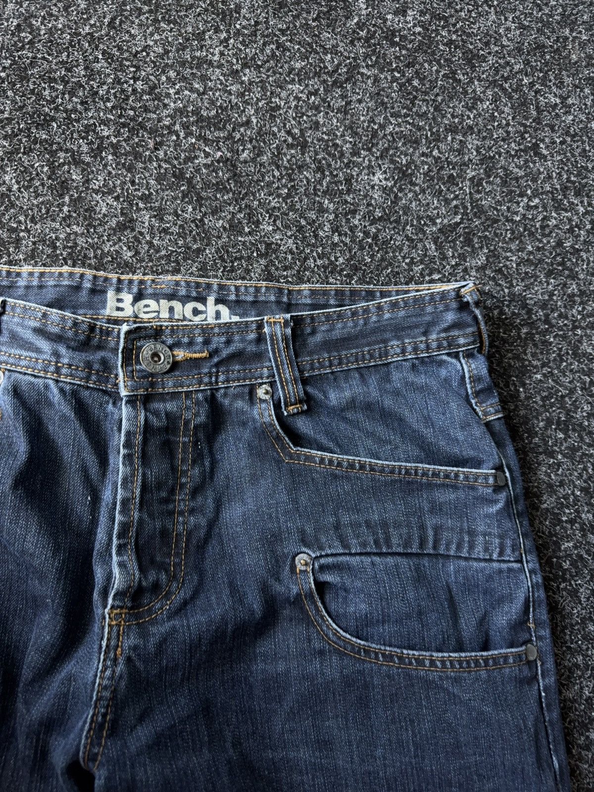 Bench Vintage 90s Retro Baggy Distressed Y2K Denim pants jeans Size US 34 / EU 50 - 8 Thumbnail