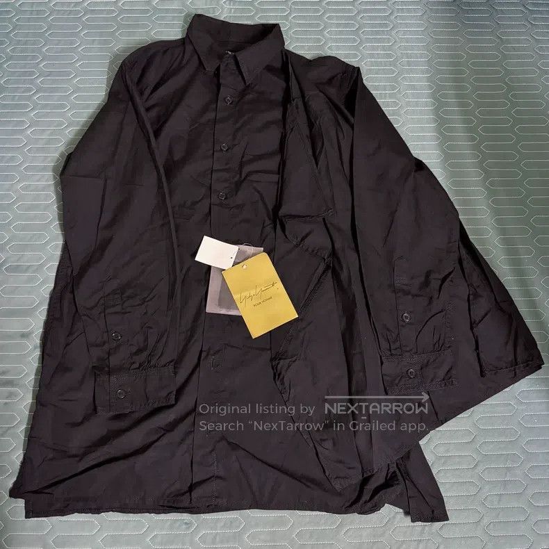 Yohji Yamamoto Yohji Yamamoto Cotton multi-piece flowing shirt Size US M / EU 48-50 / 2 - 2 Thumbnail
