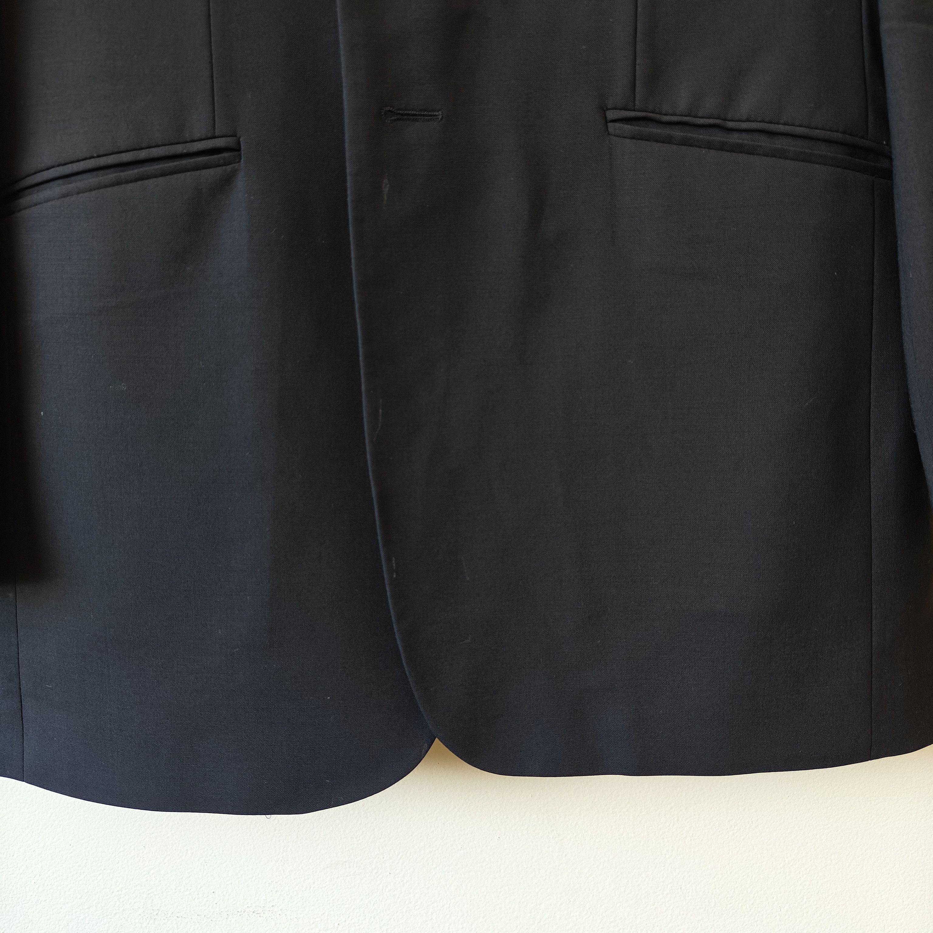 Banana Republic 2000s wool navy suit full set $800 Size 38R - 8 Thumbnail