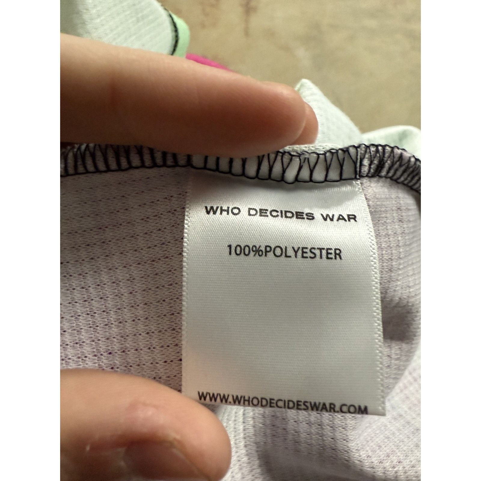 Who Decides War WDW Tee Multi Used Small Size US S / EU 44-46 / 1 - 2 Thumbnail