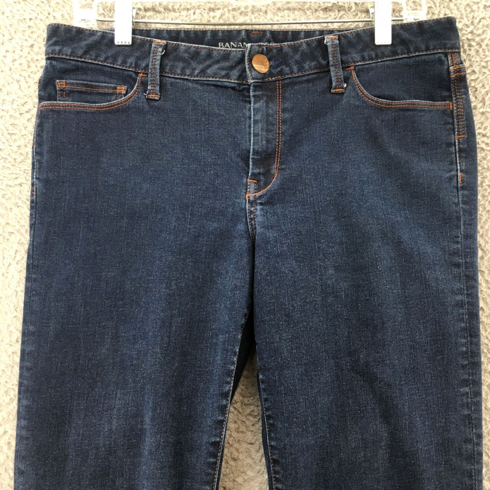 Banana Republic Banana Republic Skinny Jeans Womens 30 Blue Denim Mid Rise Zip Jeans Size 30" / US 8 / IT 44 - 2 Thumbnail