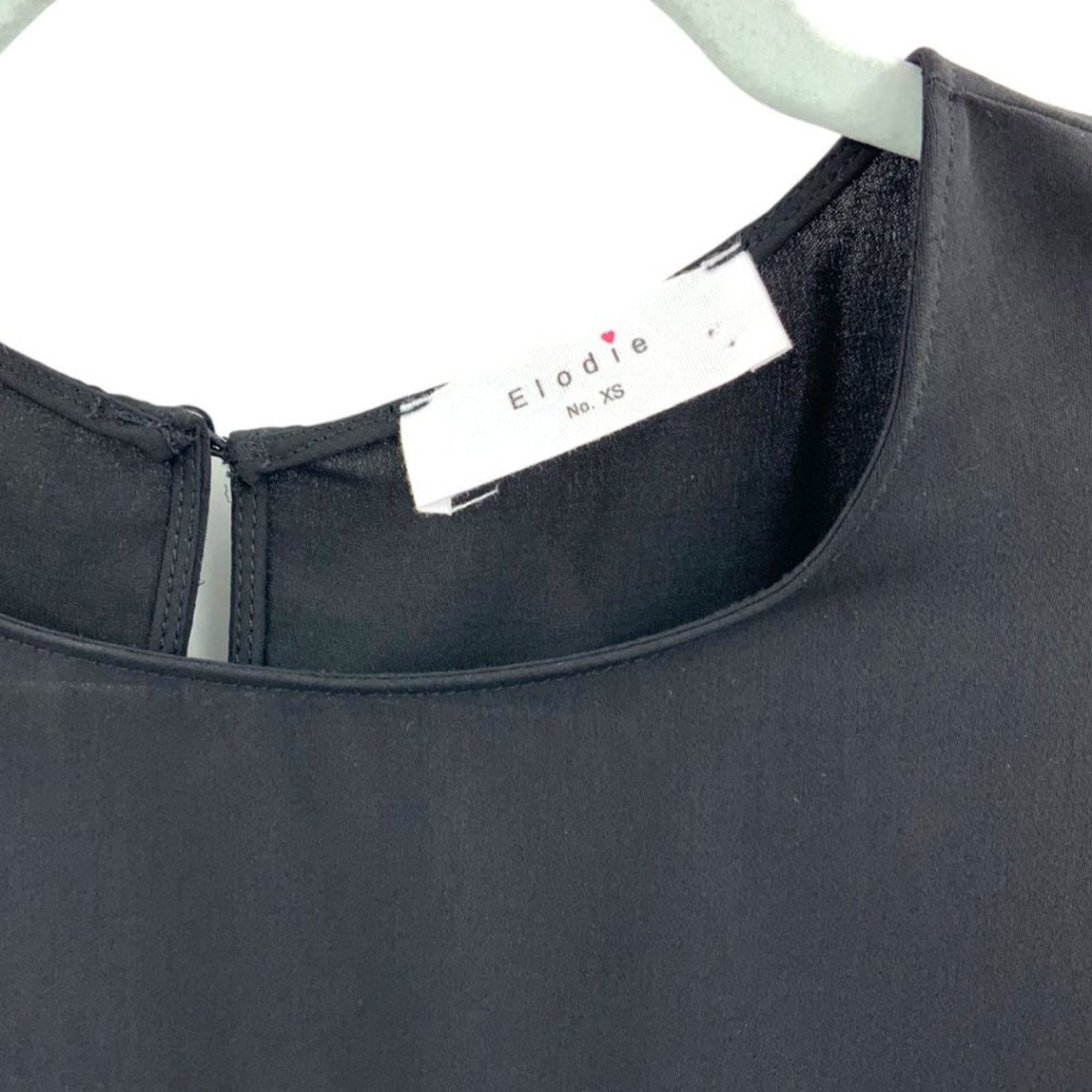 Other Elodie Black Puff Sleeve Blouse Size XS NWOT Size XS / US 0-2 / IT 36-38 - 3 Thumbnail