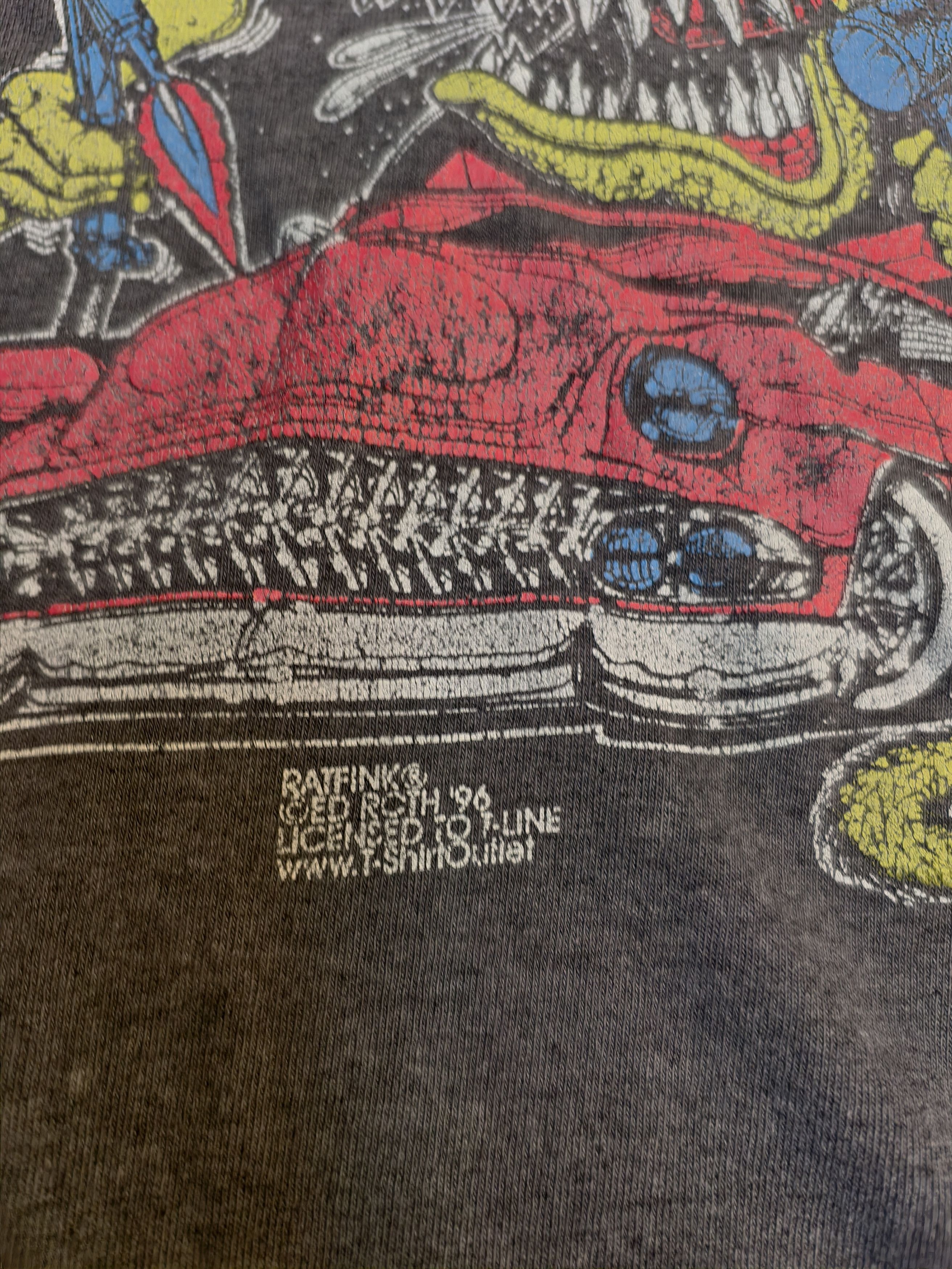 Vintage Faded 96 RatFink slam it, hammer it Size US M / EU 48-50 / 2 - 4 Thumbnail