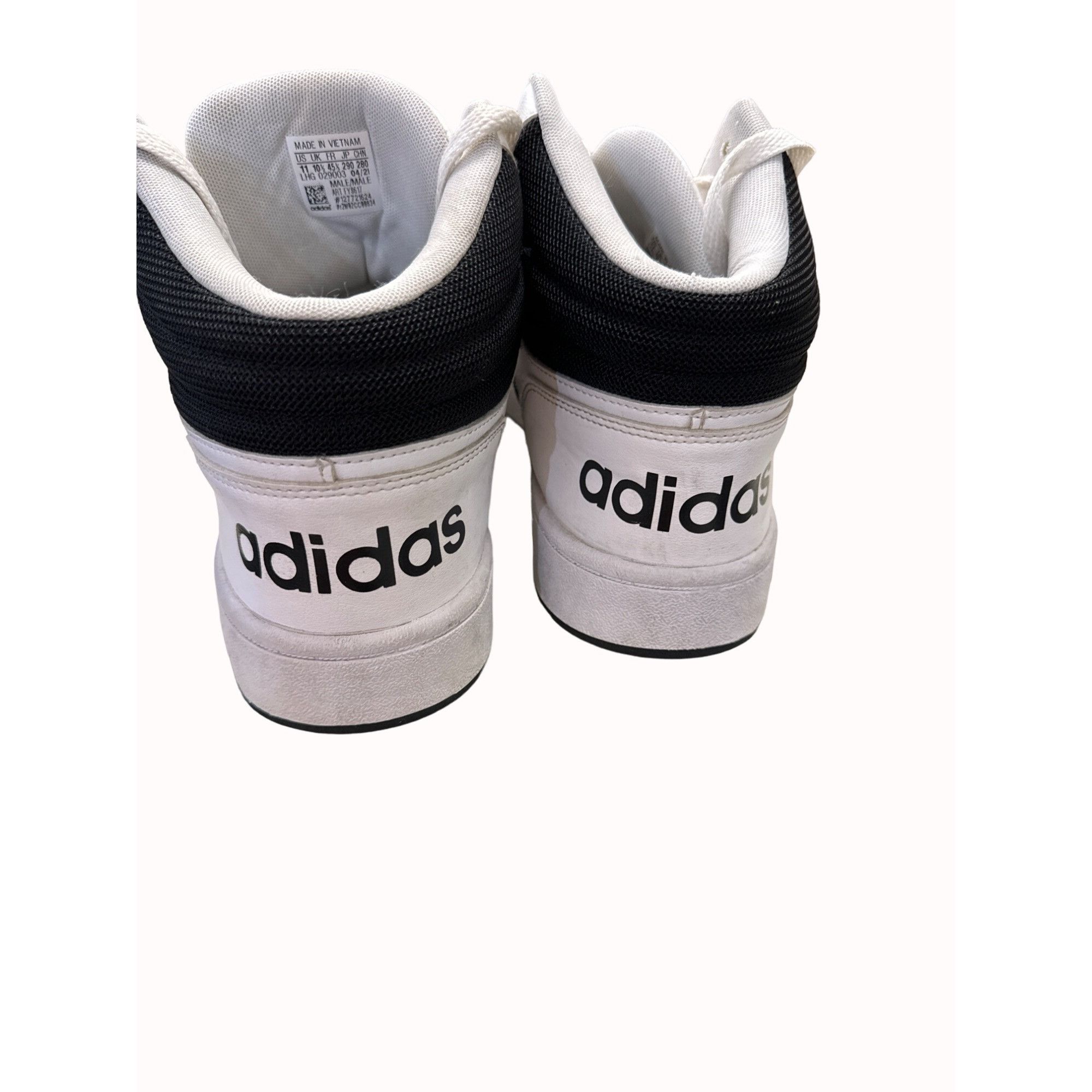 Adidas Adidas hoops basketball shoes sneakers men’s white size 11 S Size US 11 / EU 44 - 11 Thumbnail