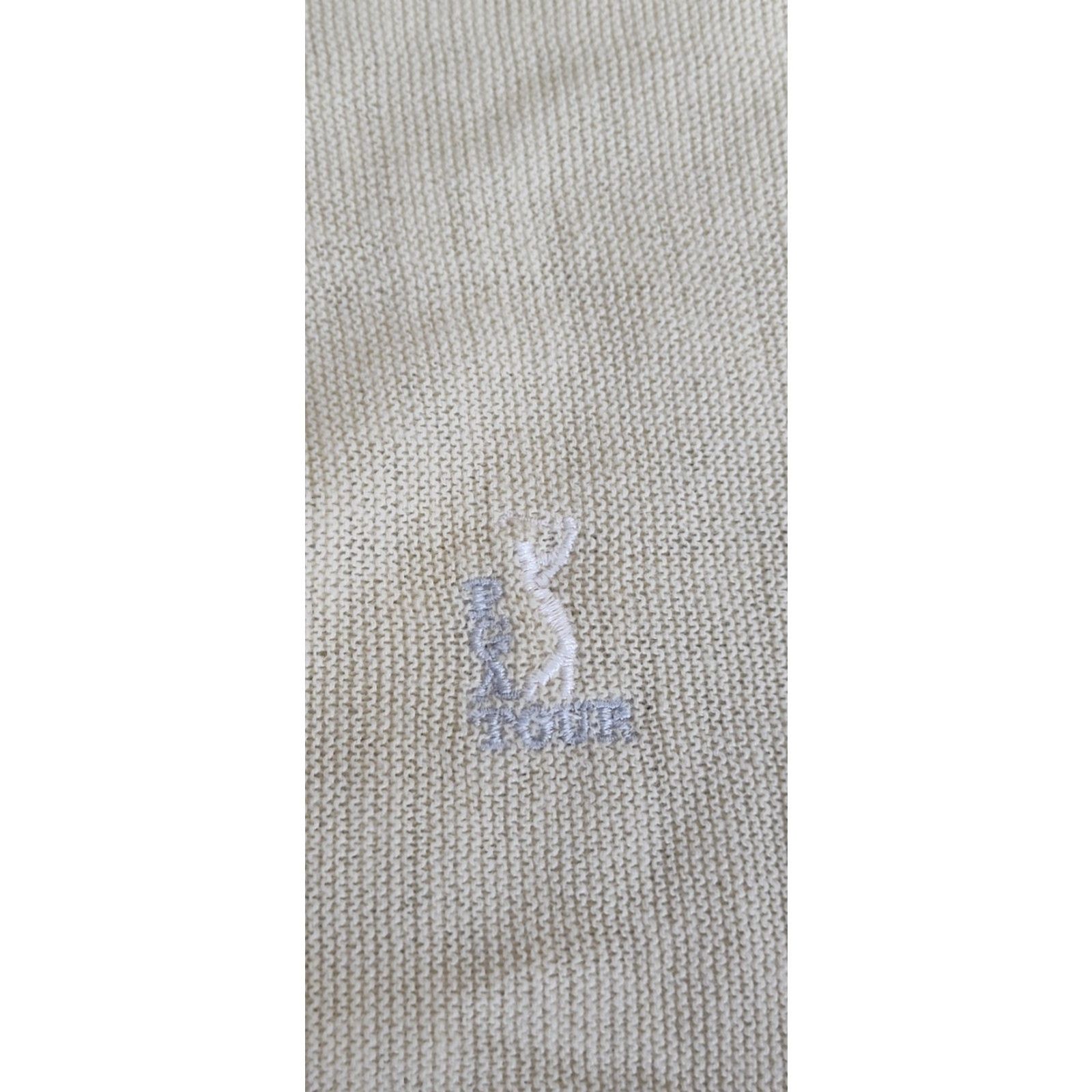 PGA Tour VINTAGE PGA TOUR Men's Sweater Cardigan L Ivory Knit Button Up 80s 90s USA Made Size US L / EU 52-54 / 3 - 6 Thumbnail