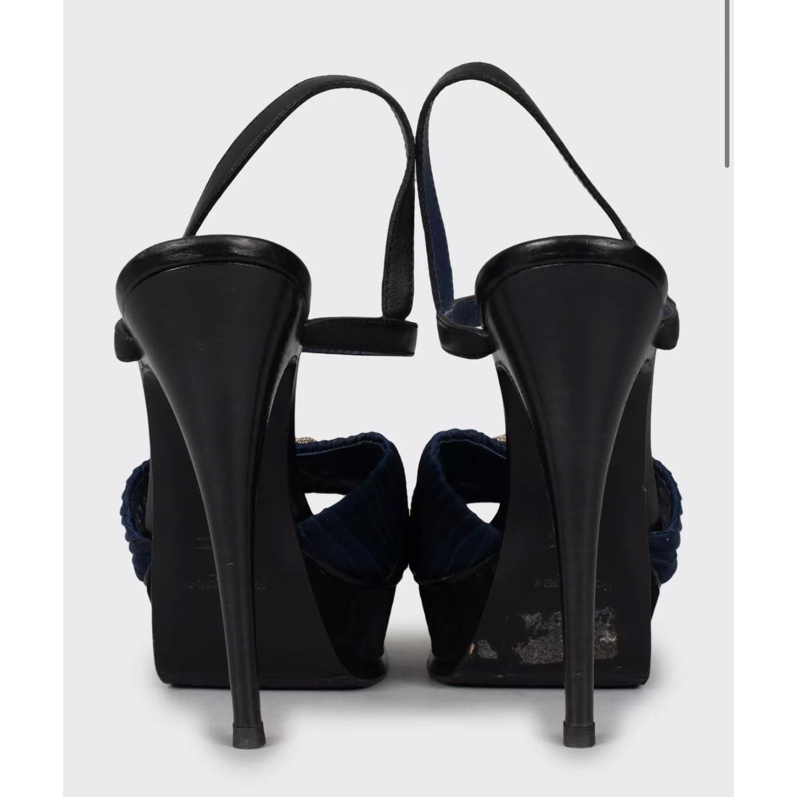 Saint Laurent Paris Saint Laurent Tribute Multicolor High Heel Sandals - Size 40 Size US 9 / IT 39 - 4 Thumbnail