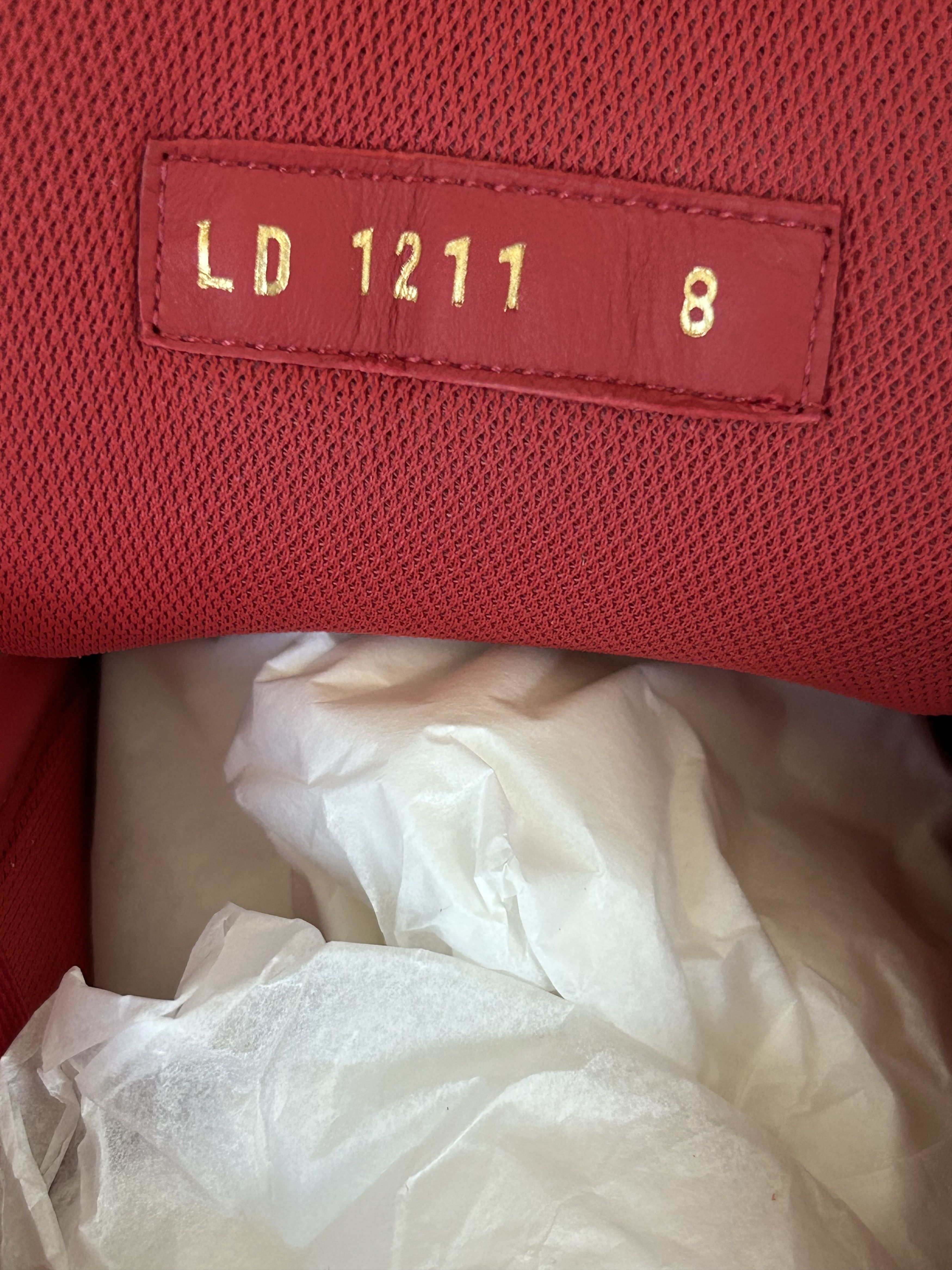 Louis Vuitton Louis Vuitton Lady Pink Red & White Residence Trainers Size US 9 / EU 42 - 8 Thumbnail