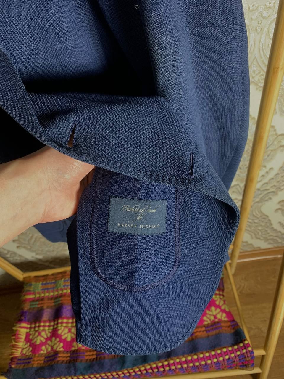 Tombolini Tombolini Loro Piana Italian Designer Blazer Classic Casual Size 48R - 8 Thumbnail