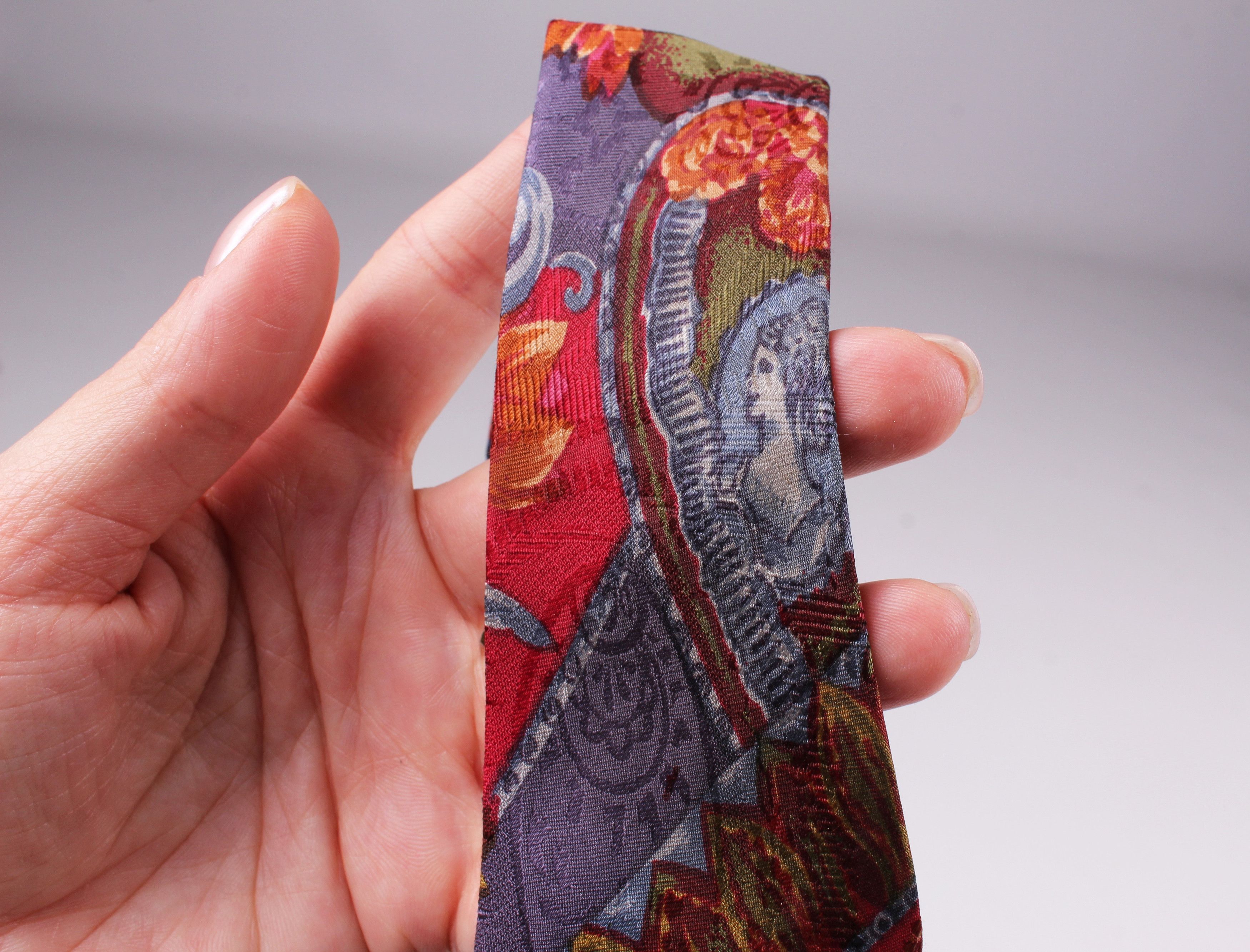 Kenzo Vintage Kenzo Paris Silk Printed Tie Size ONE SIZE - 7 Thumbnail
