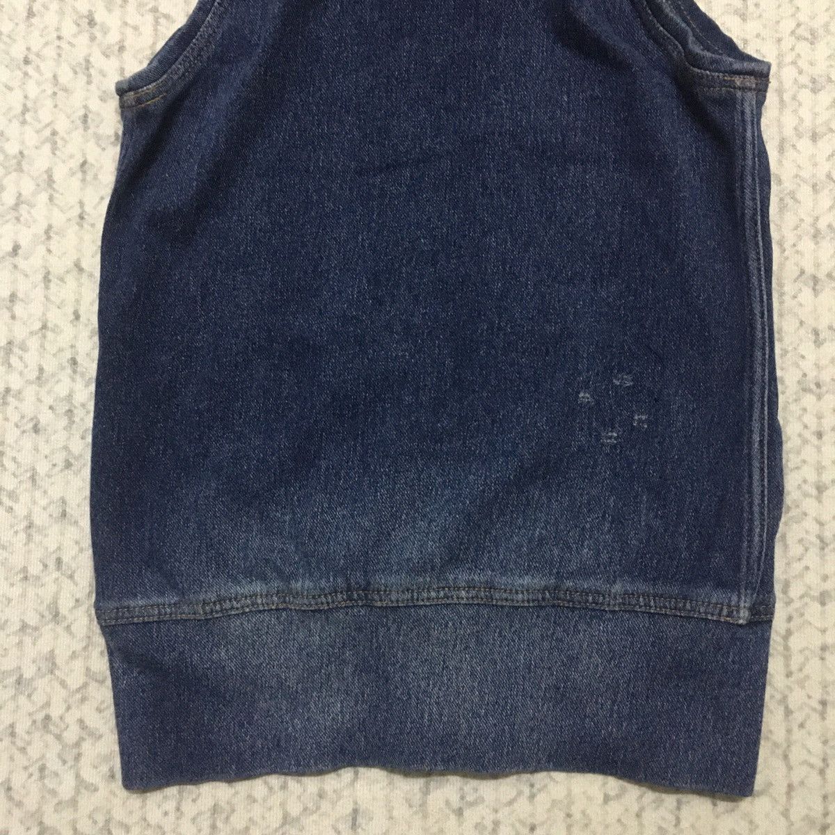 Japanese Brand Rare GOA Seditionaries Sleeveless Denim Jacket with Hoodie Size US XXS / EU 40 - 11 Thumbnail