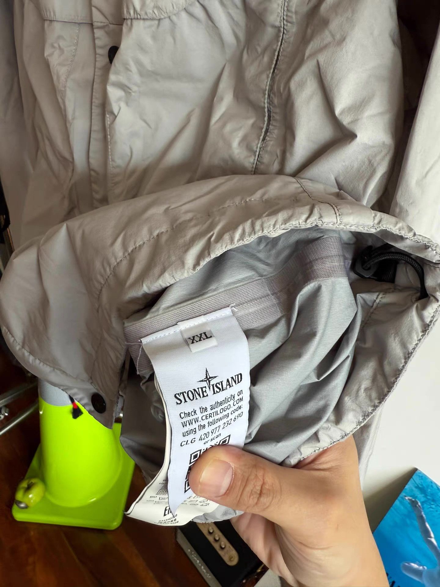 Stone Island Stone Island 3M Taped Reflective Jacket Q17 Size US XXL / EU 58 / 5 - 6 Thumbnail