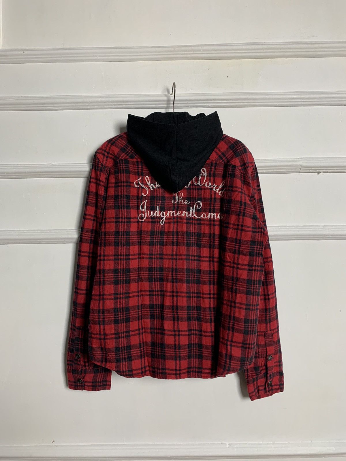 In The Attic × Japanese Brand × Vintage vintage in the attic home flannel button ups zipper hoodie Size US L / EU 52-54 / 3 - 3 Thumbnail