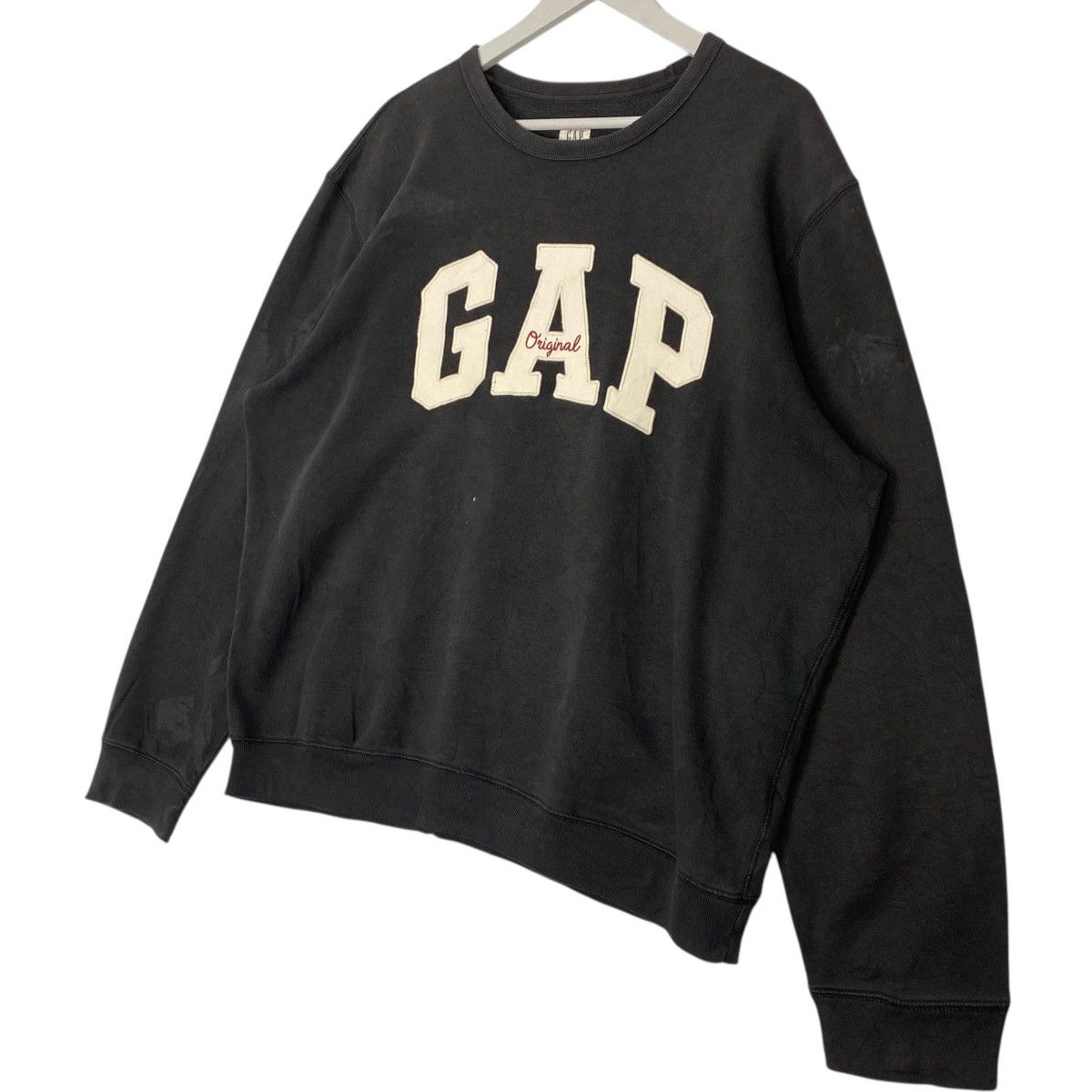 Vintage Vintage Gap Big Logo Printed Black Pullover Jumper Size L Size US L / EU 52-54 / 3 - 2 Thumbnail