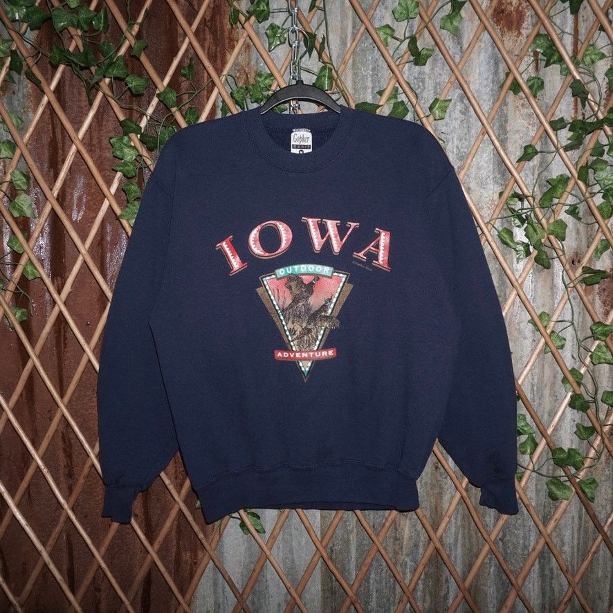 Vintage Medium-Vintage Y2K Iowa outdoor duck vacation 90s sweatshirt Size US M / EU 48-50 / 2 - 1 Thumbnail