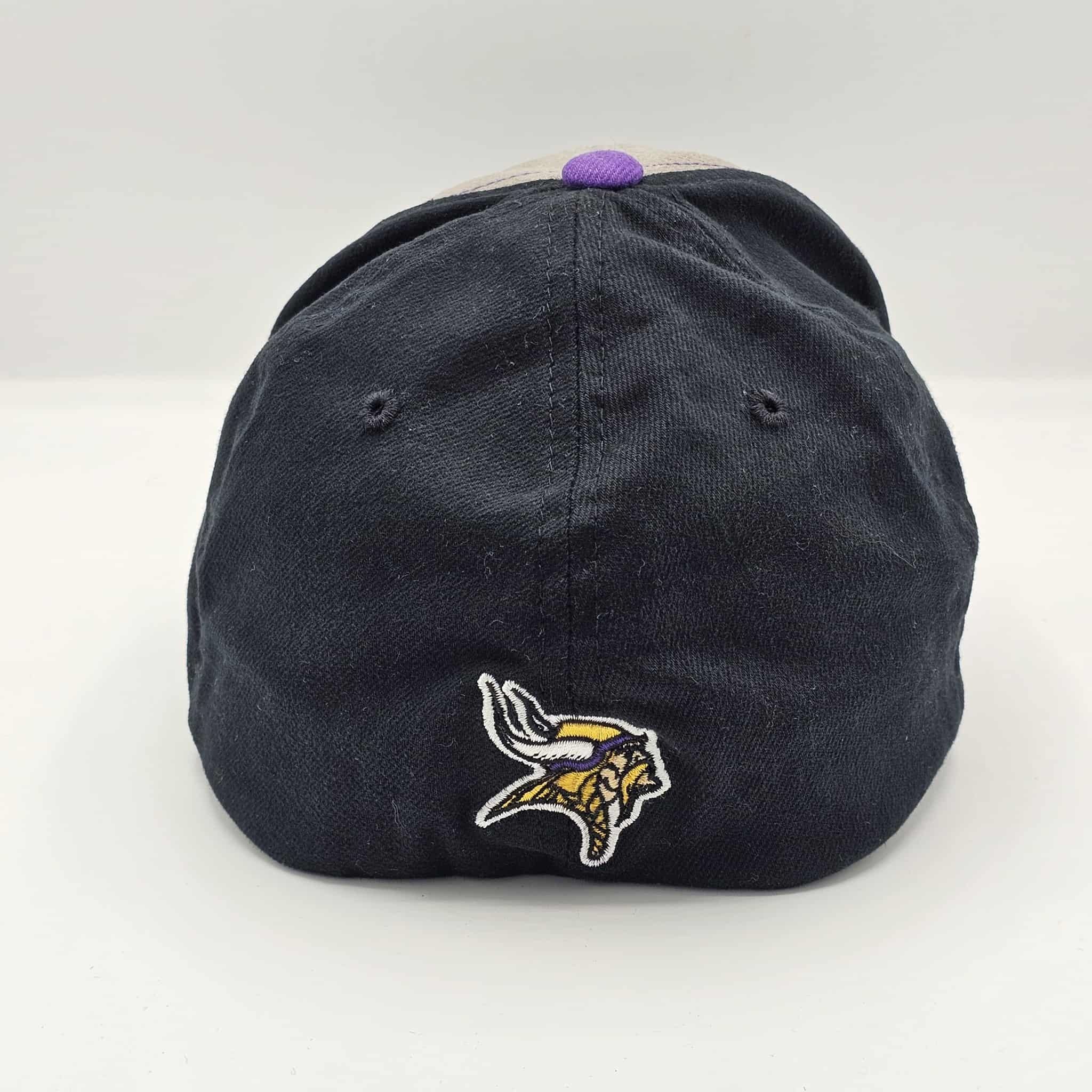 NFL Minnesota Vikings Vintage Y2K Reebok Stretch Hat Size ONE SIZE - 5 Thumbnail