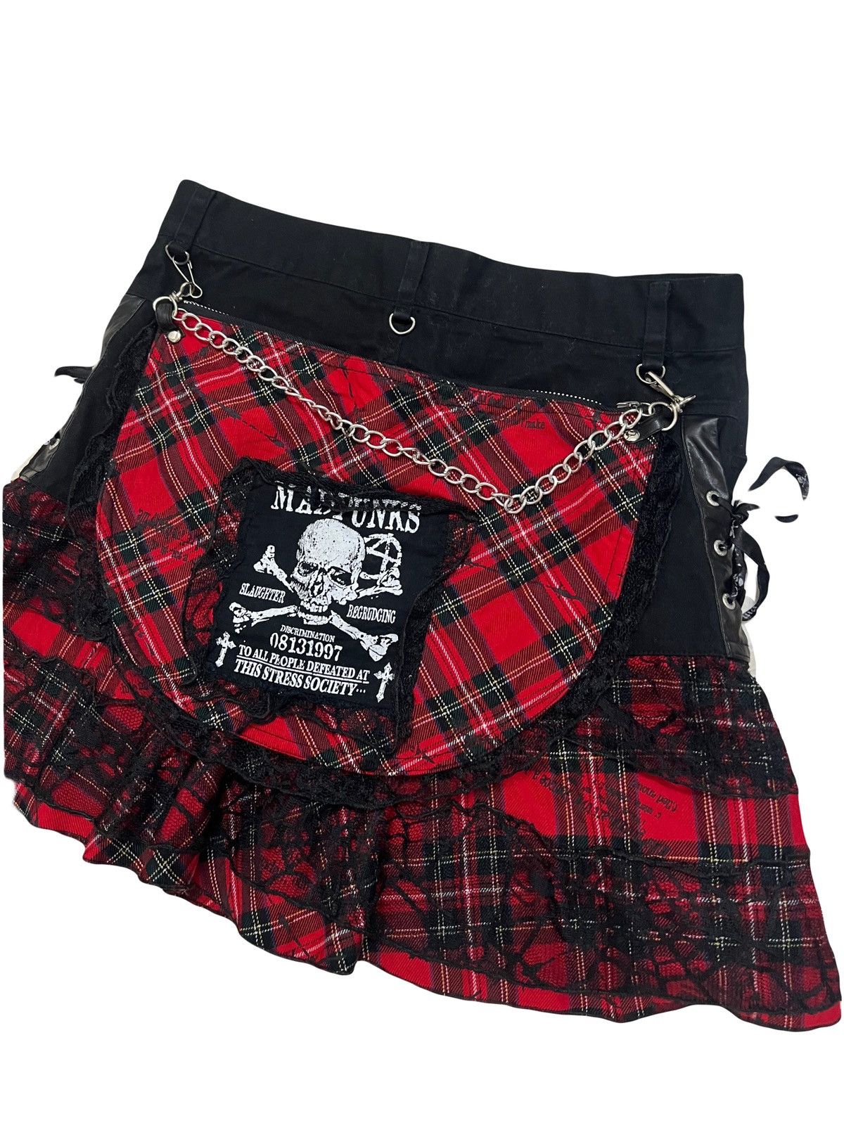 Japanese Brand Madpunks mini skirt 🧛🏻‍♀️🖤 Size 28" / US 6 / IT 42 - 6 Thumbnail