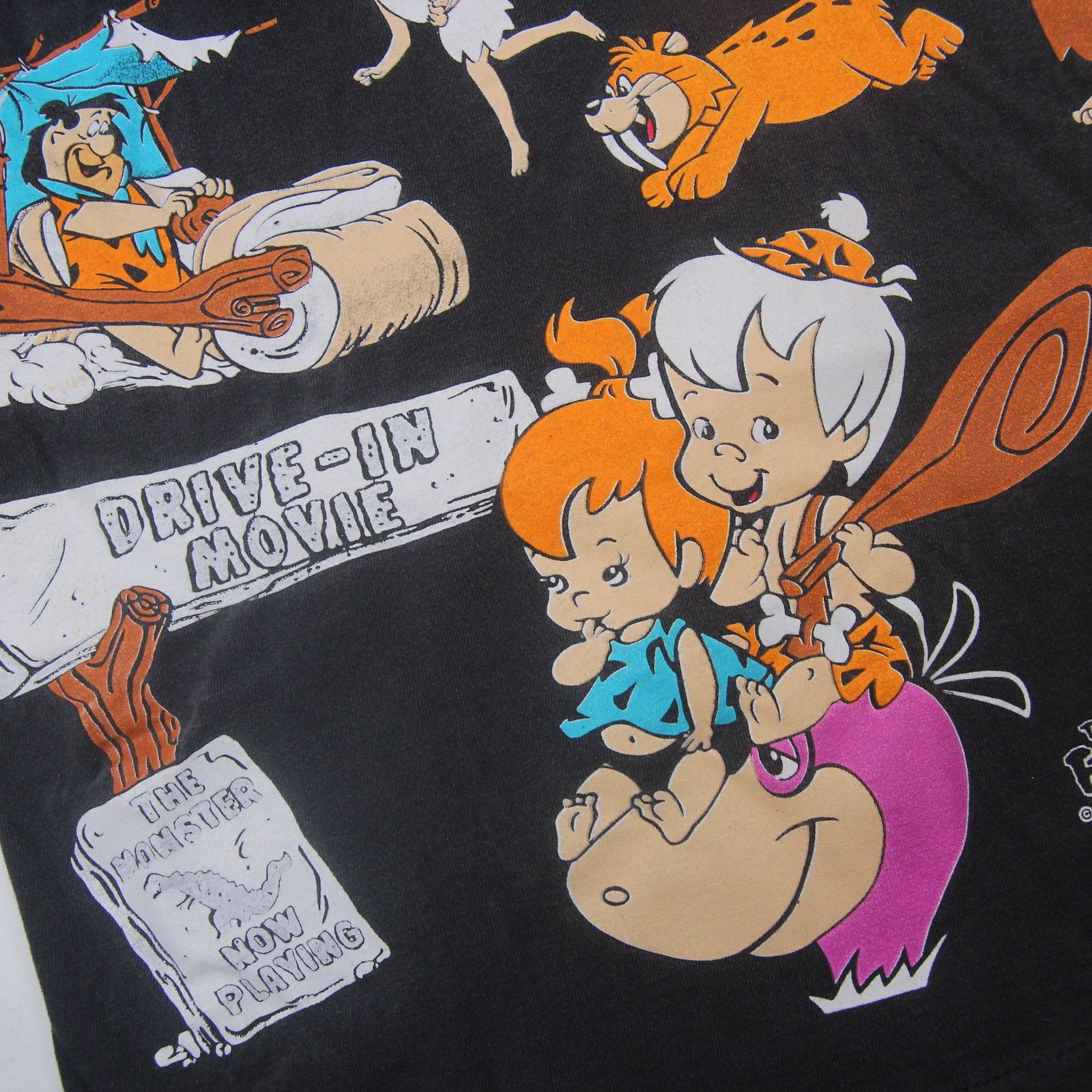Vintage Vintage 1994 Flint Stones Cartoon Allover Graphic T Shirt Size US XL / EU 56 / 4 - 3 Thumbnail